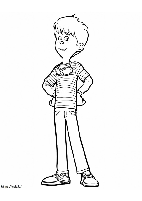 Ted From The Lorax coloring page