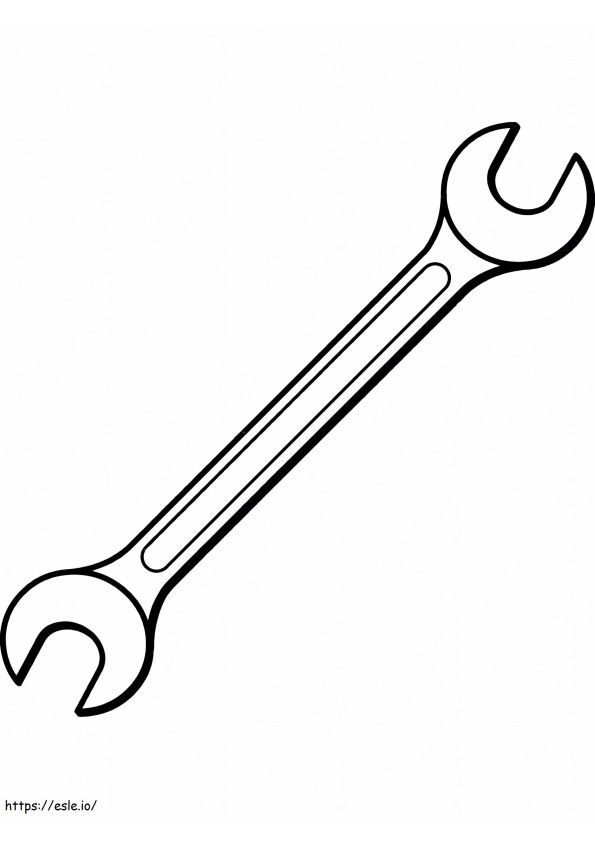 A Wrench coloring page