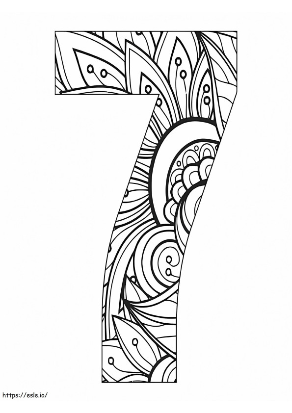 Yedi Numaralı Mandala