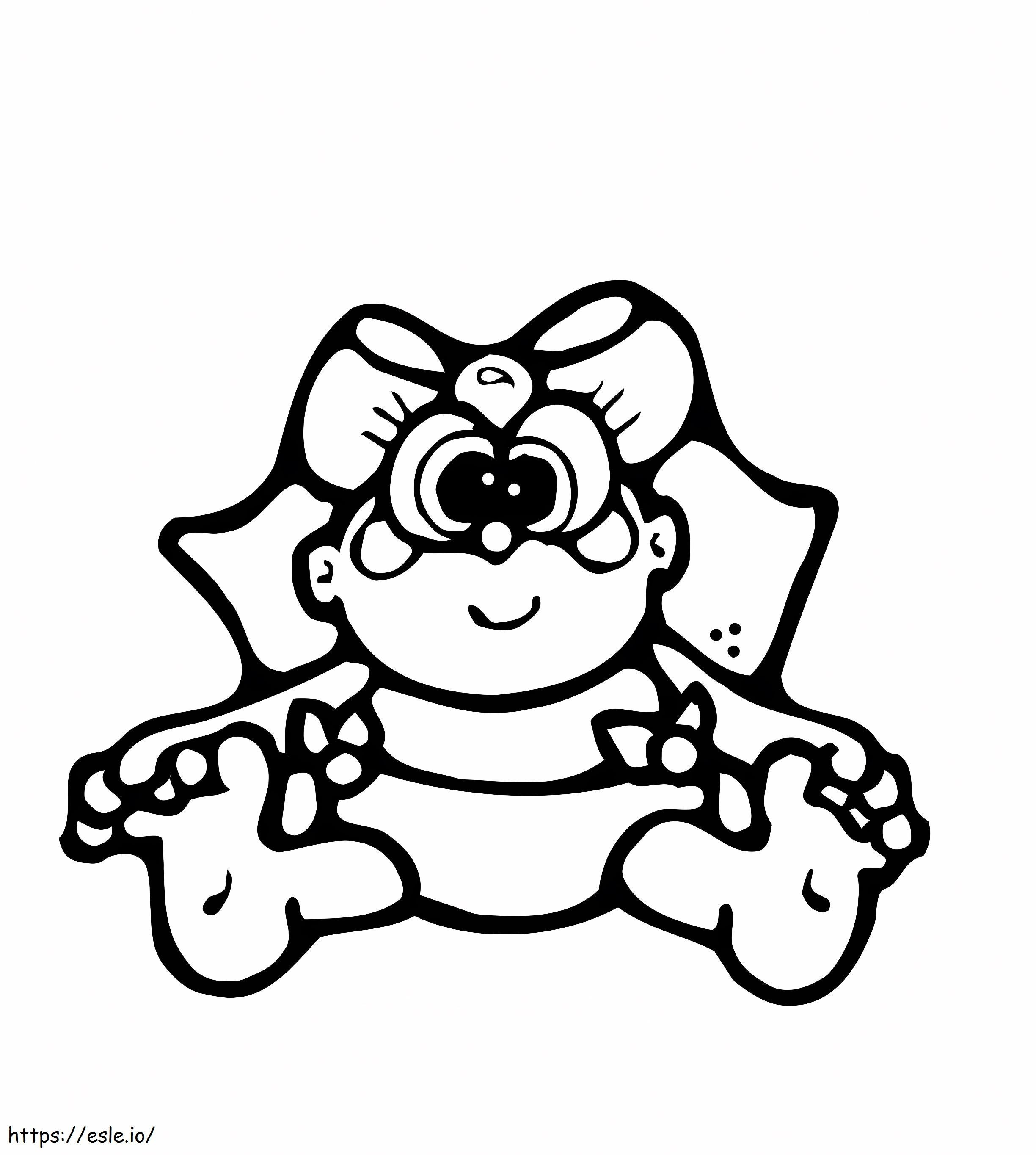 Easy Baby Girl coloring page