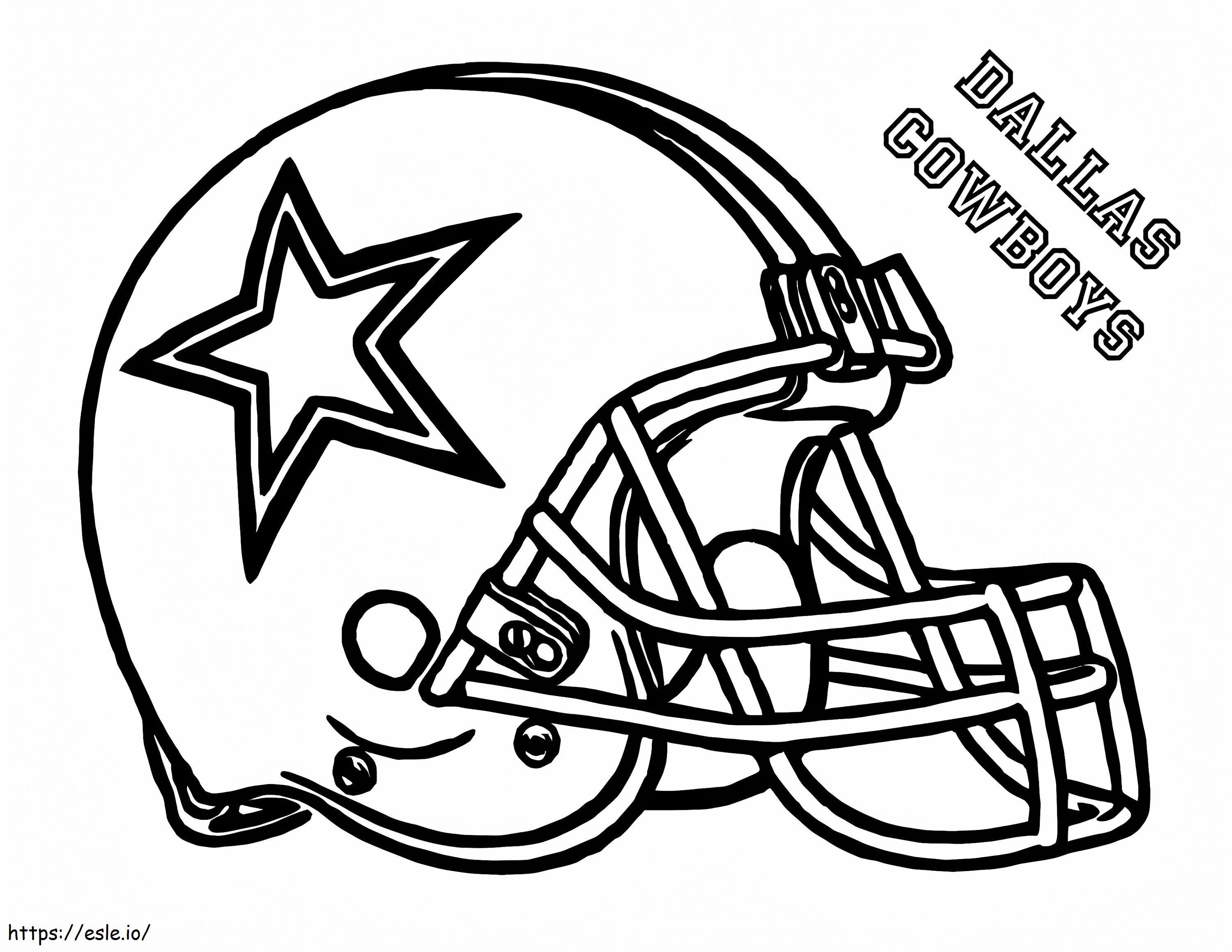Logo Dallas Cowboys da colorare