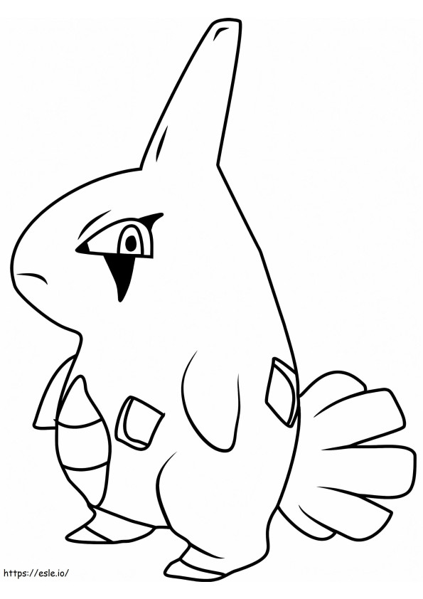 Pokemon Larvitara kolorowanka
