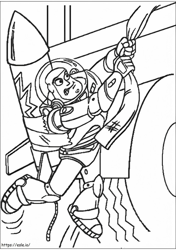 Buzz Lightyear 1 coloring page