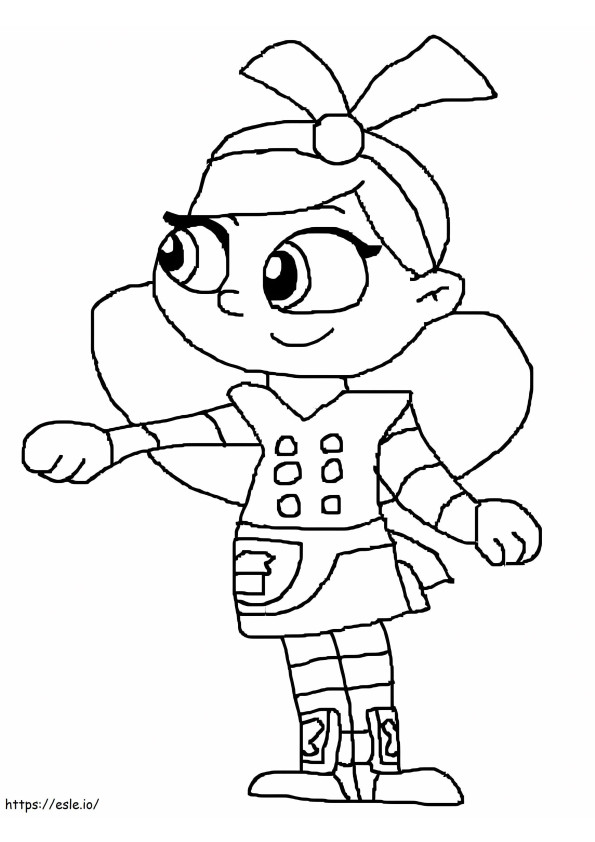 Funny Alices Wonderland Bakery coloring page