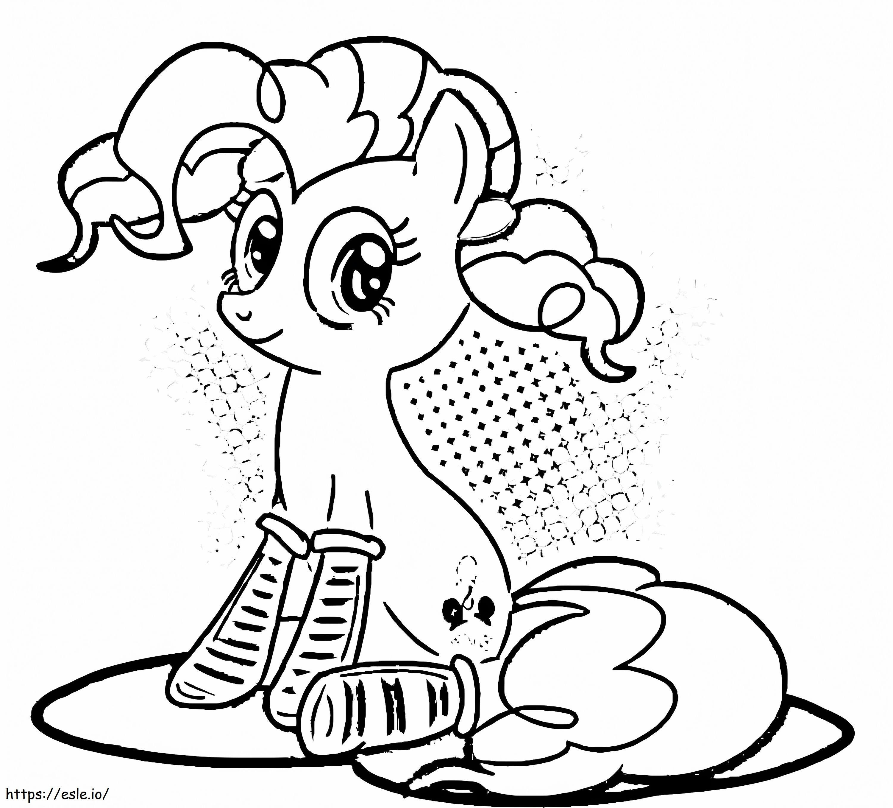 Little Pony Pinkie Pie coloring page