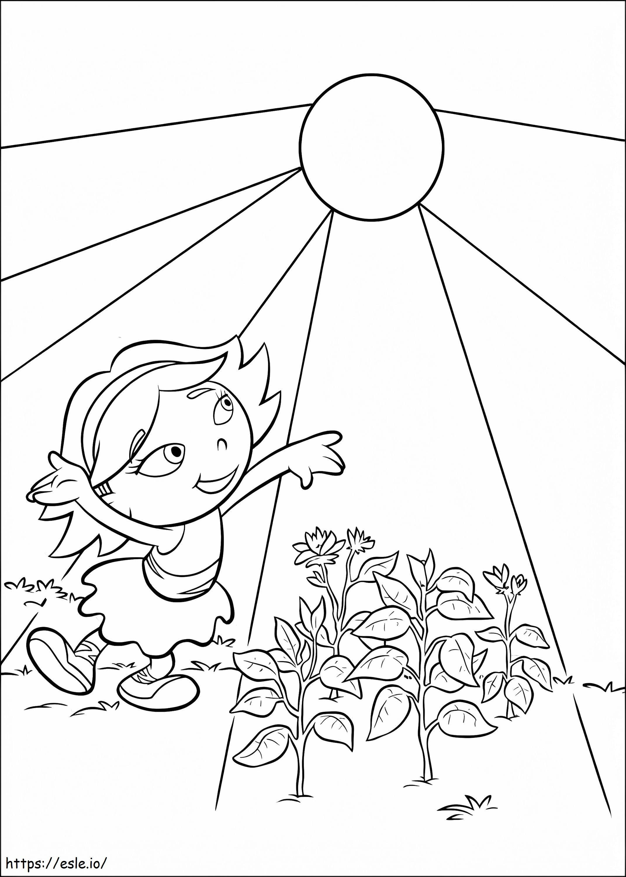 June From Little Einsteins coloring page