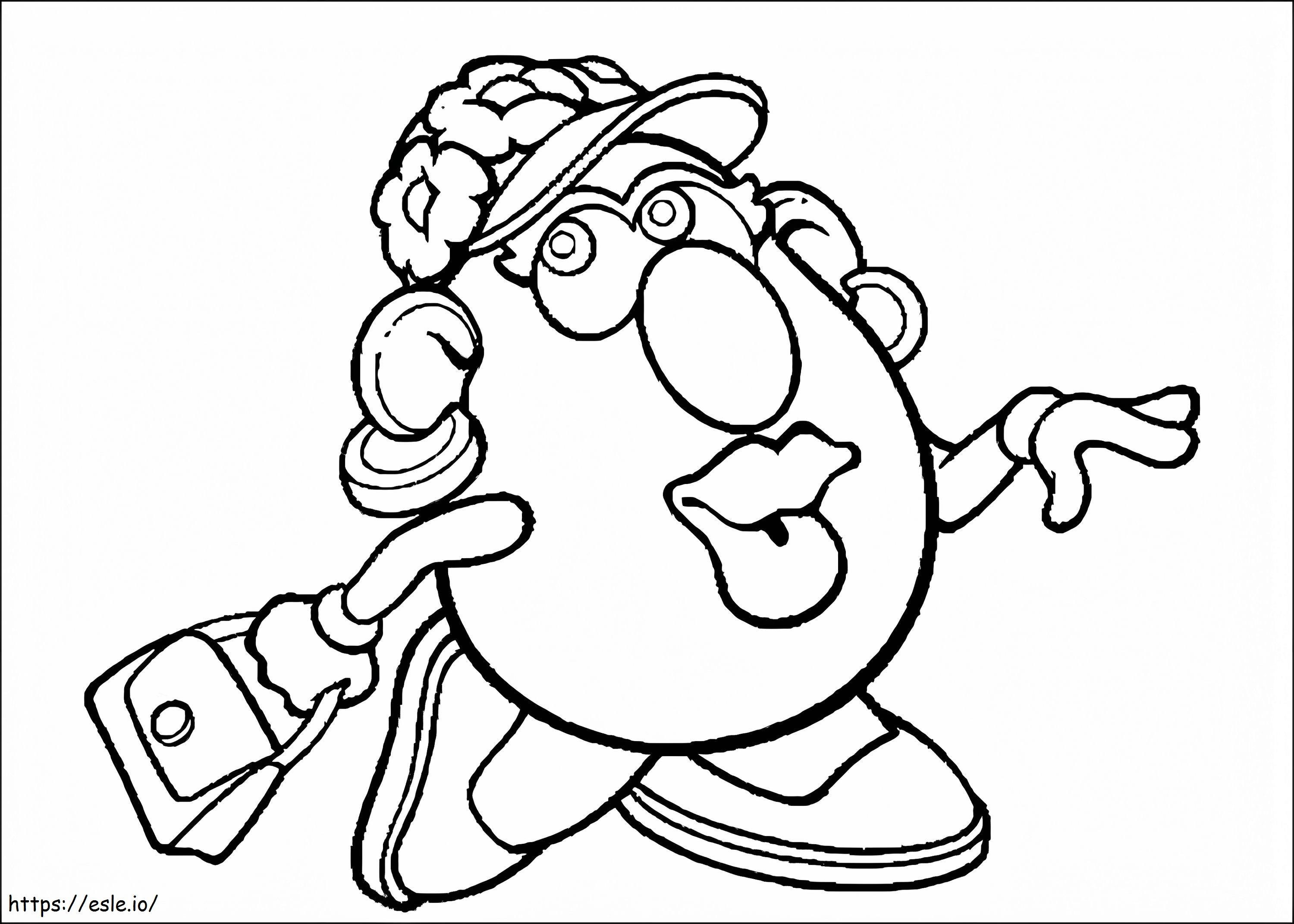 Free Mrs. Potato Head Printable coloring page