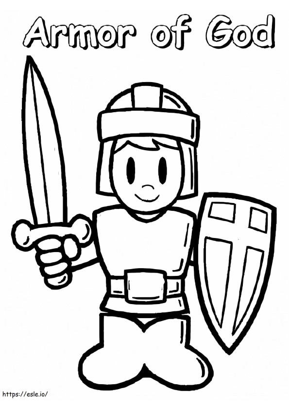 Armor Of God 5 coloring page