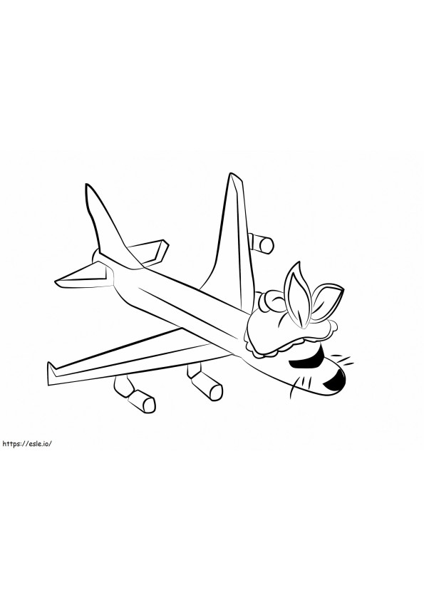 Tsunderplane Undertale coloring page