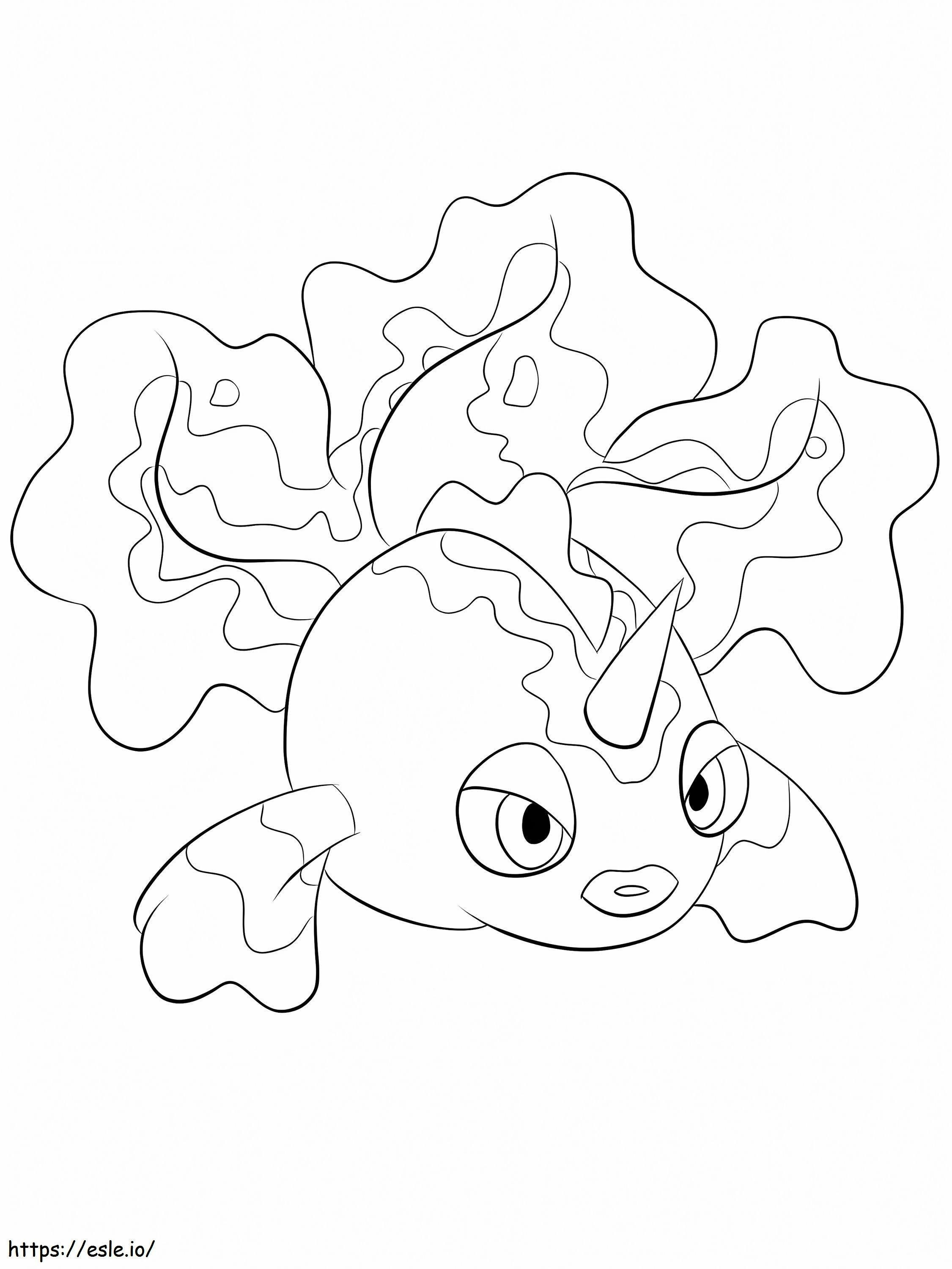 Goldeen Pokemon coloring page