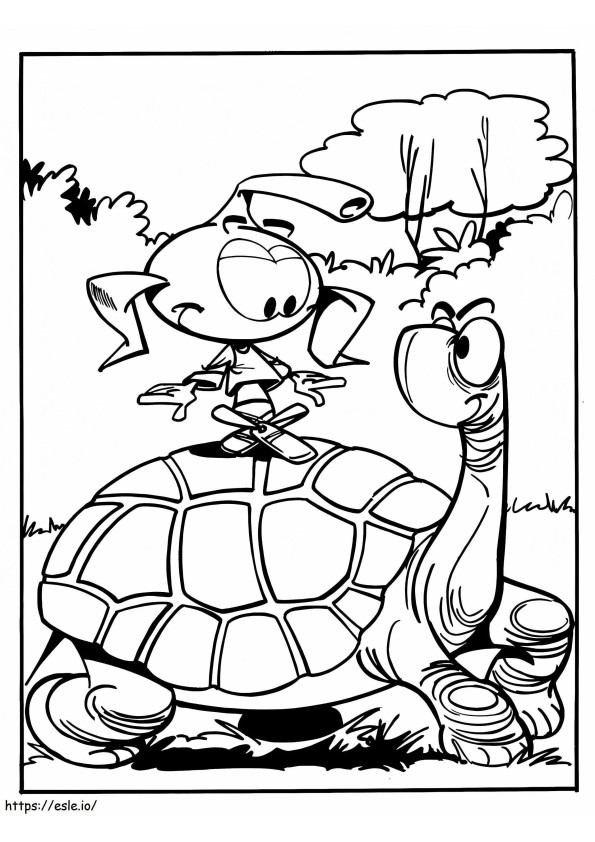Casey Kelp From Snorks coloring page