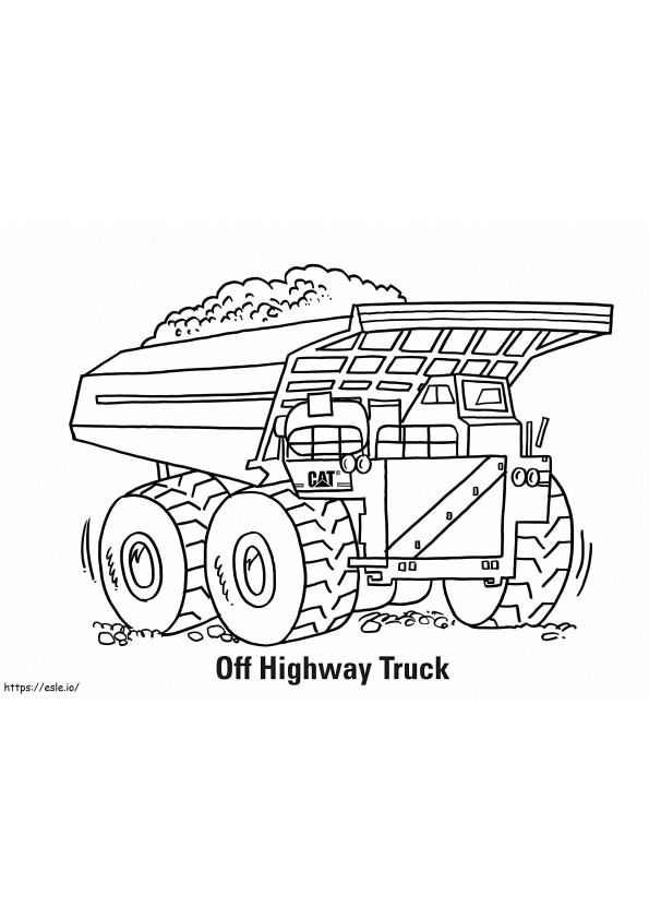 Off Road Truck coloring page