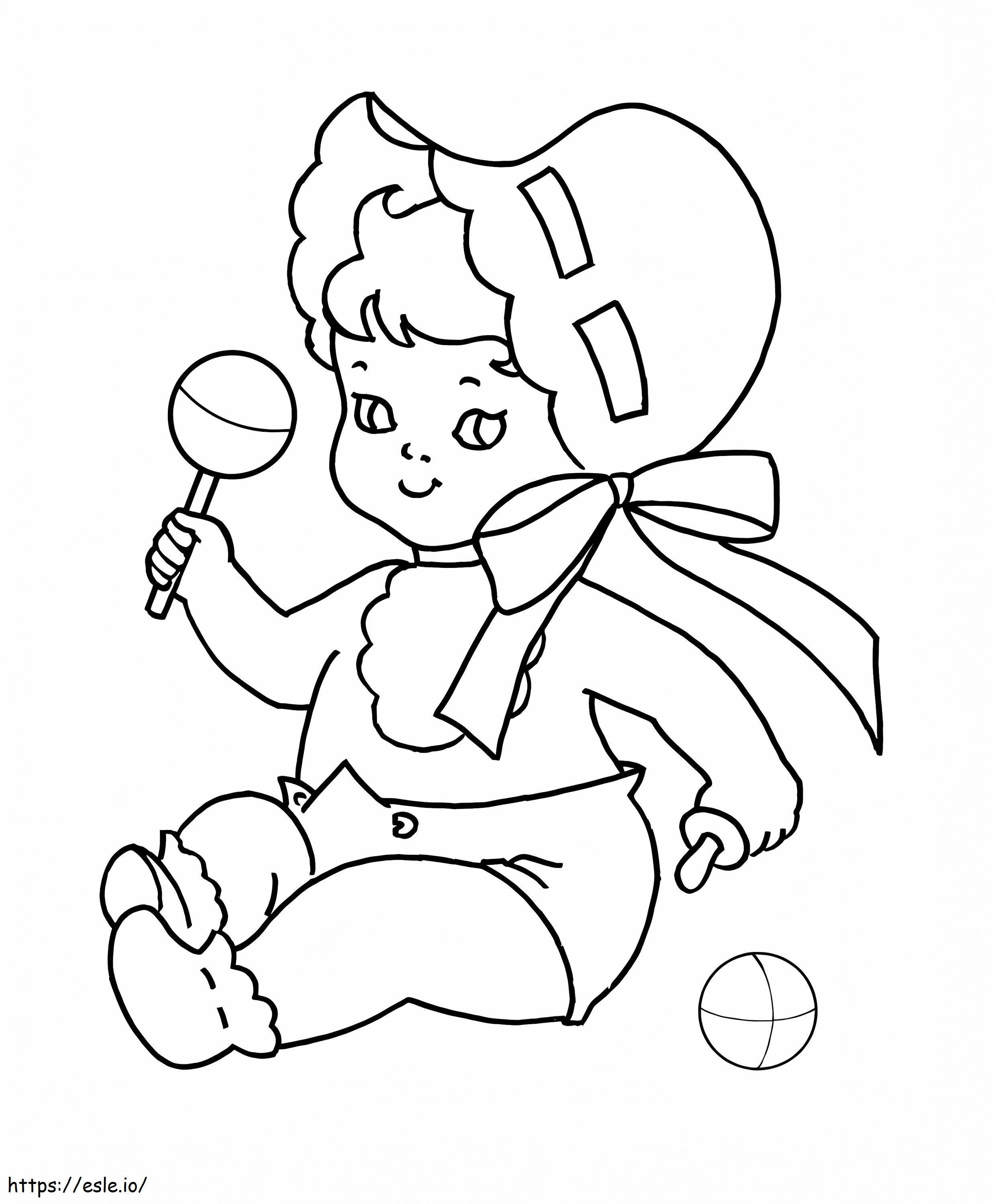 Printable Baby coloring page