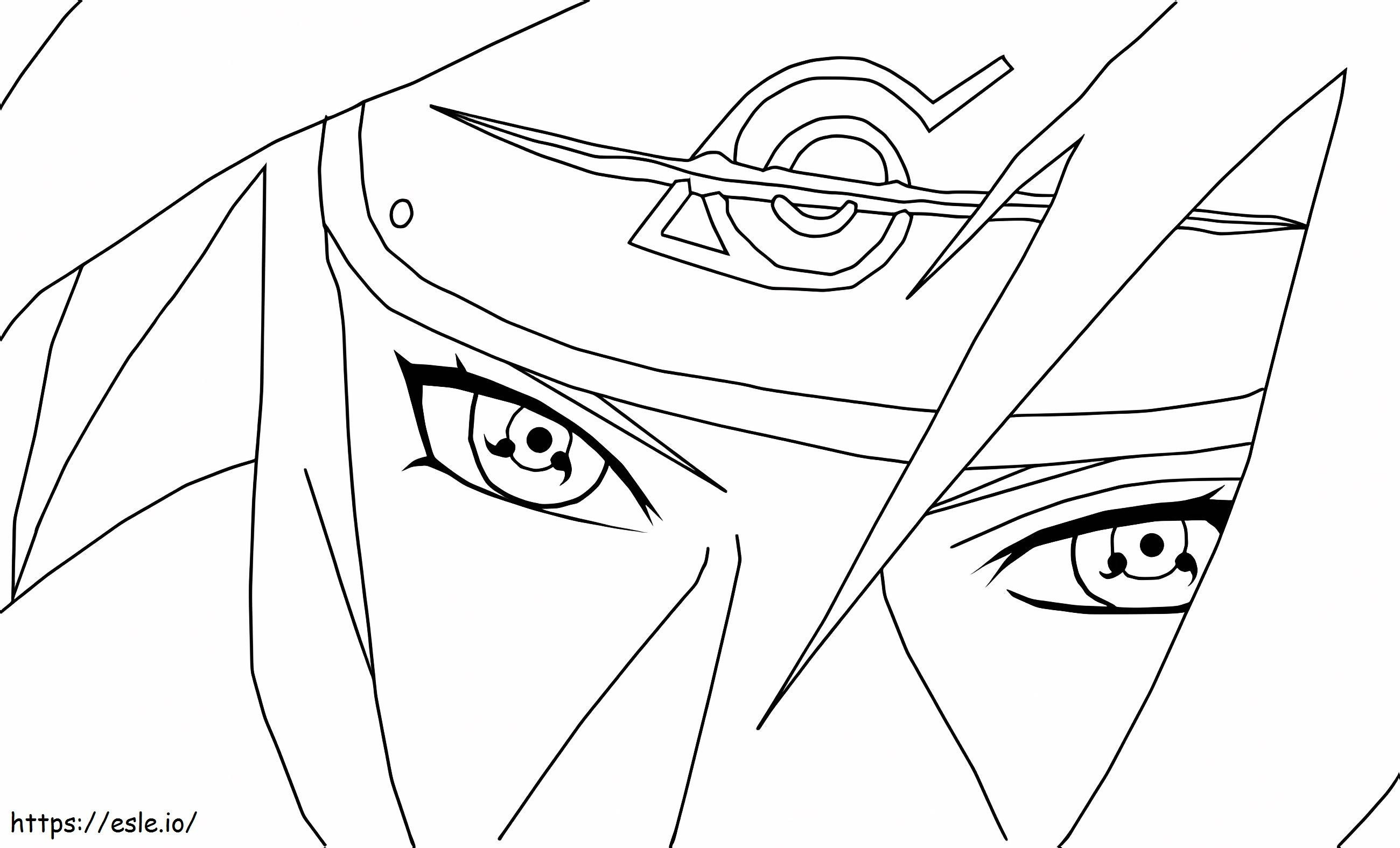 1528249892 Itachi Uchiha Drawing Easy 25A4 coloring page