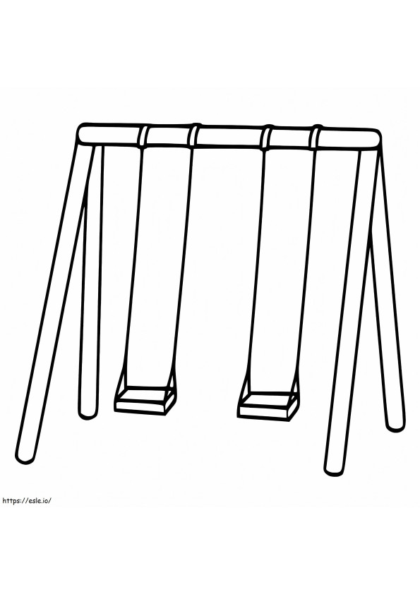 Simple Swing coloring page
