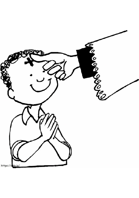 Ash Wednesday 15 coloring page