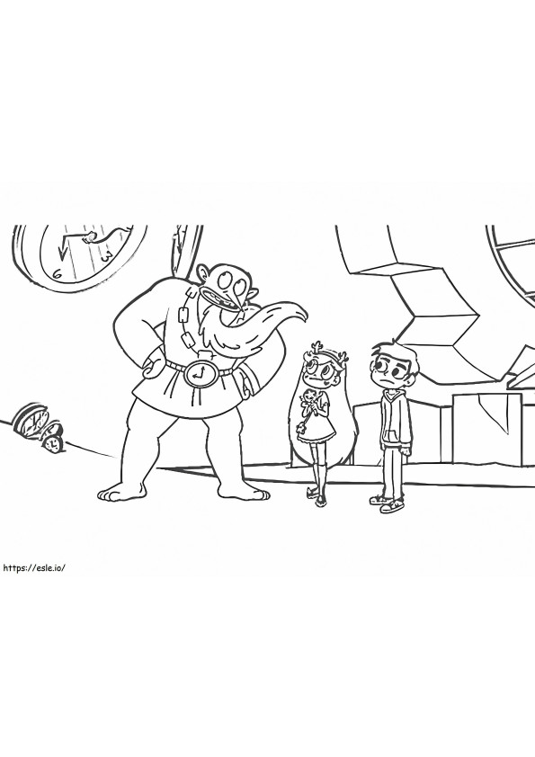 Star Vs. The Forces Of Evil 6 coloring page