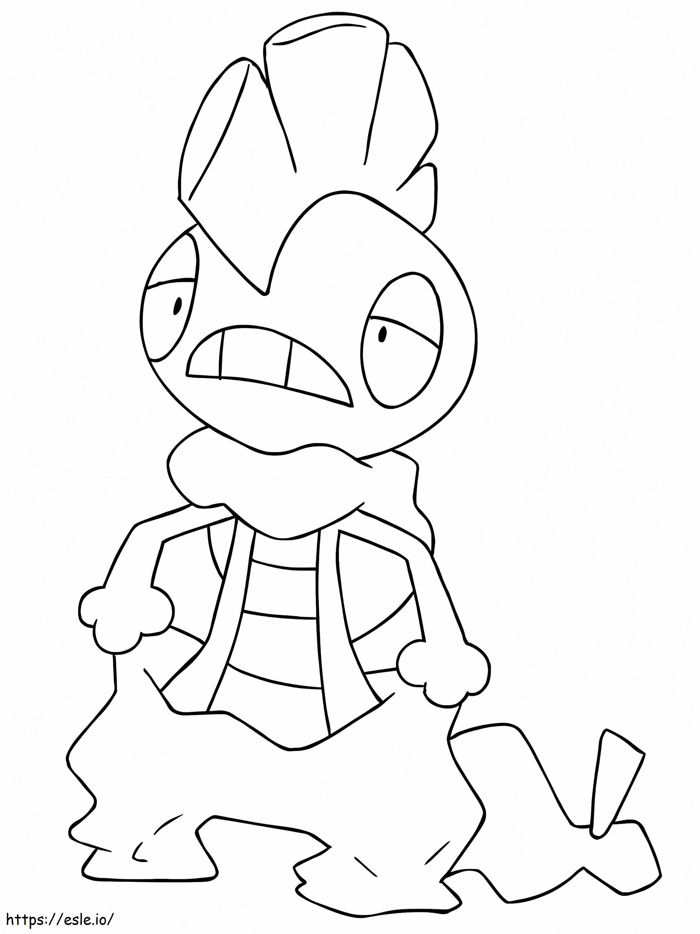 Scrafty Gen 5 Pokemon coloring page