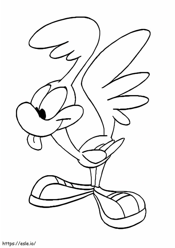 Little Beeper From Tiny Toon coloring page