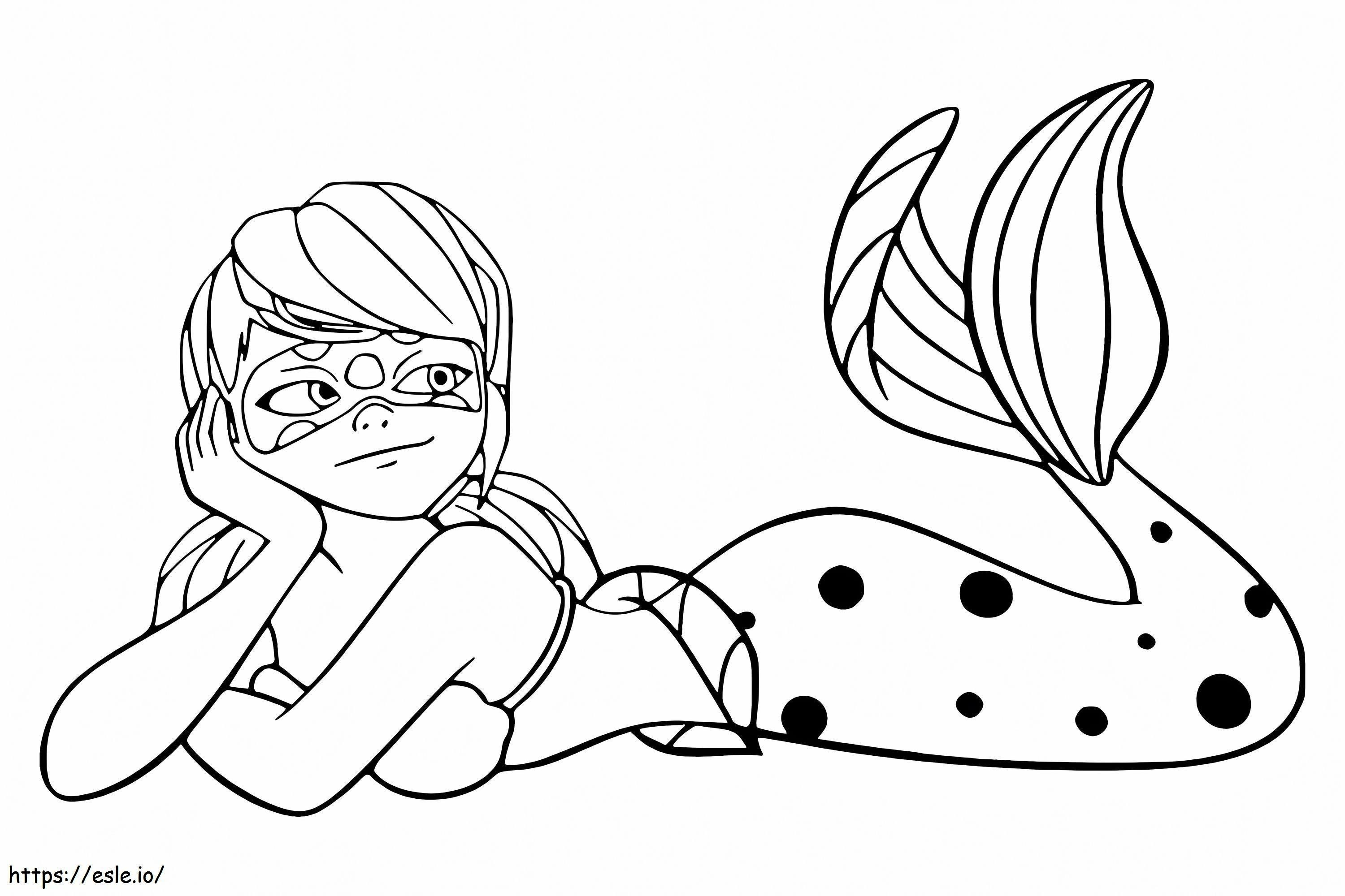 Ladybug 2 coloring page