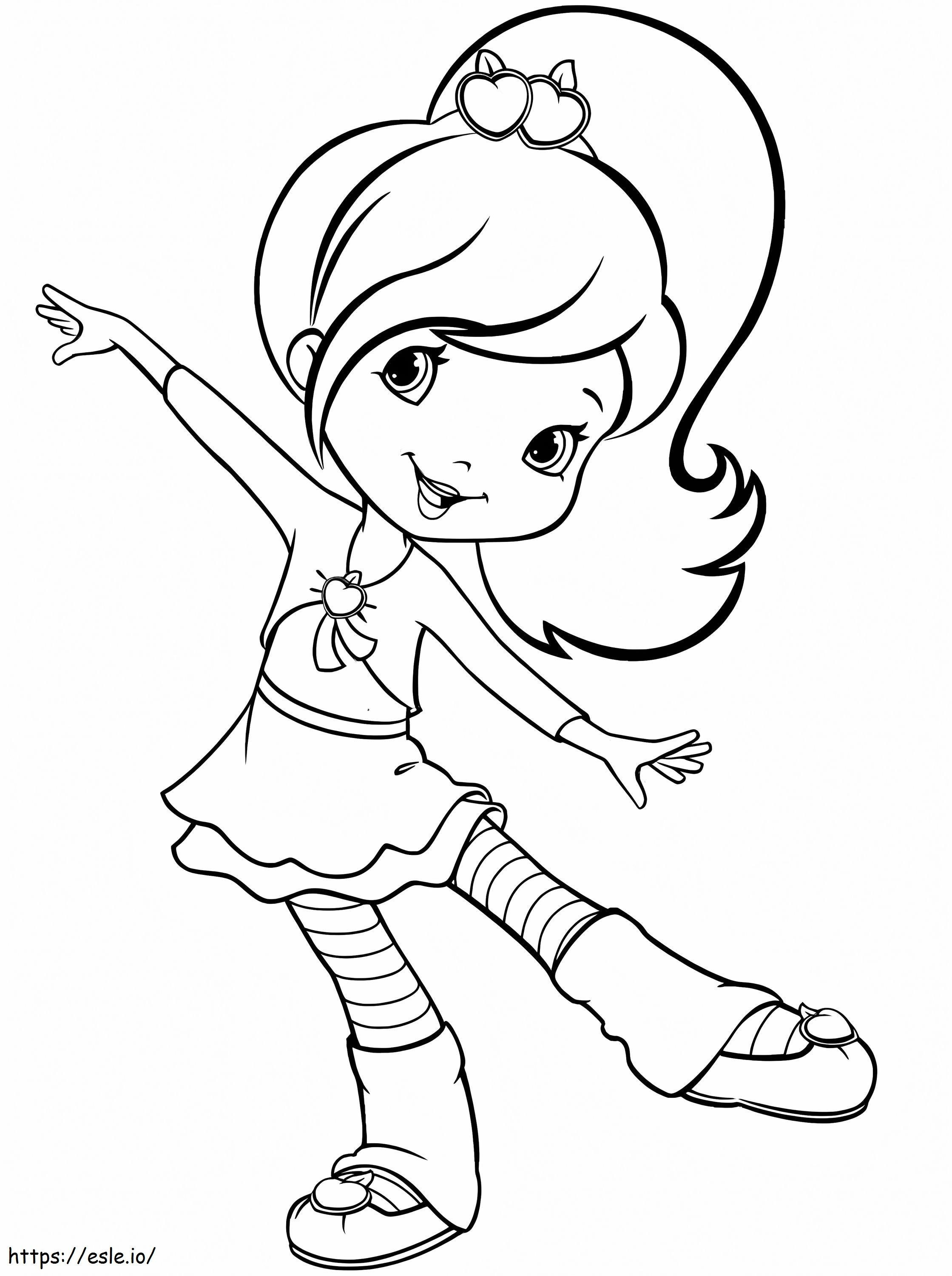 Plum Pudding coloring page