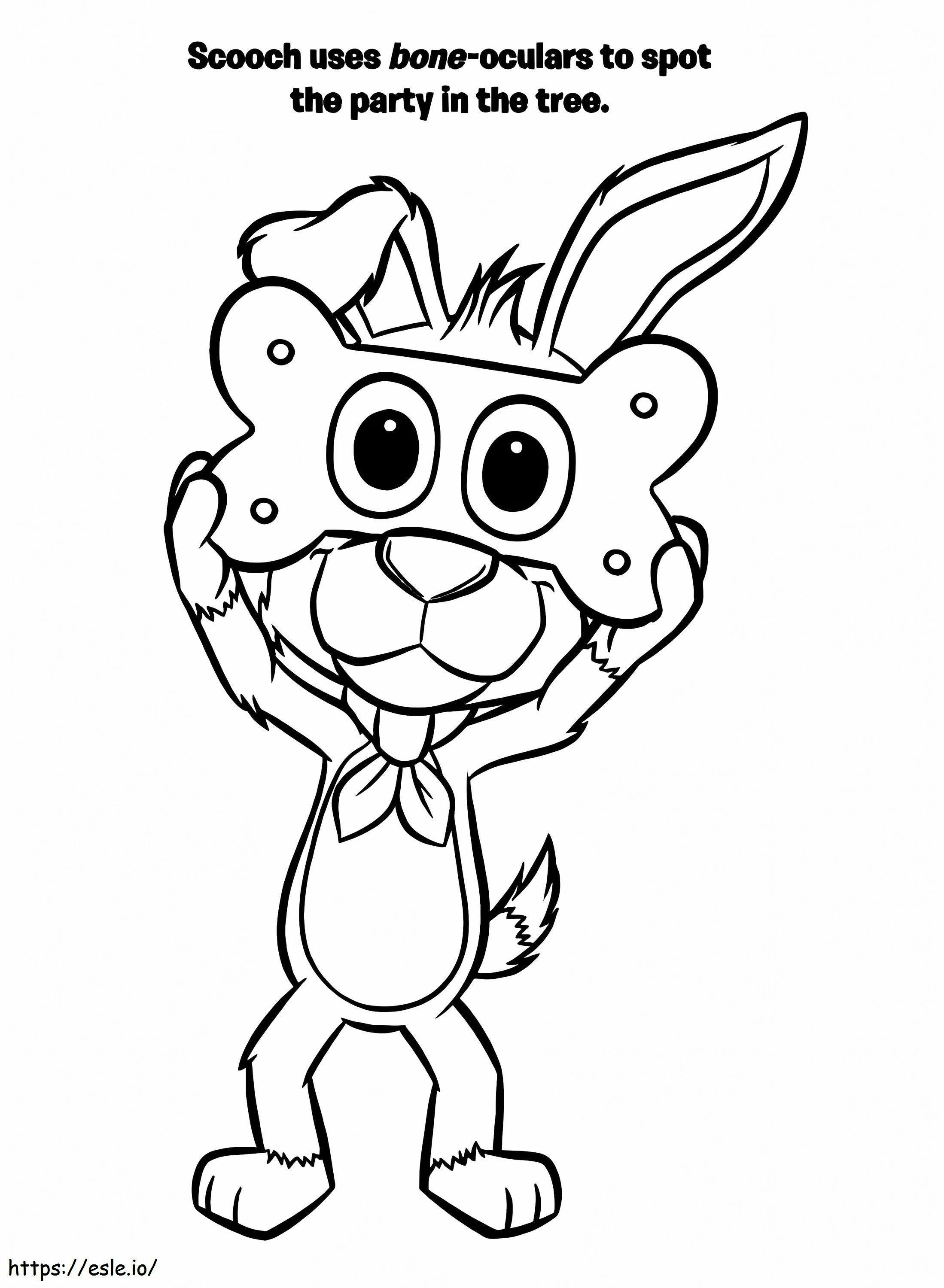 Scooch In Go Dog Go coloring page