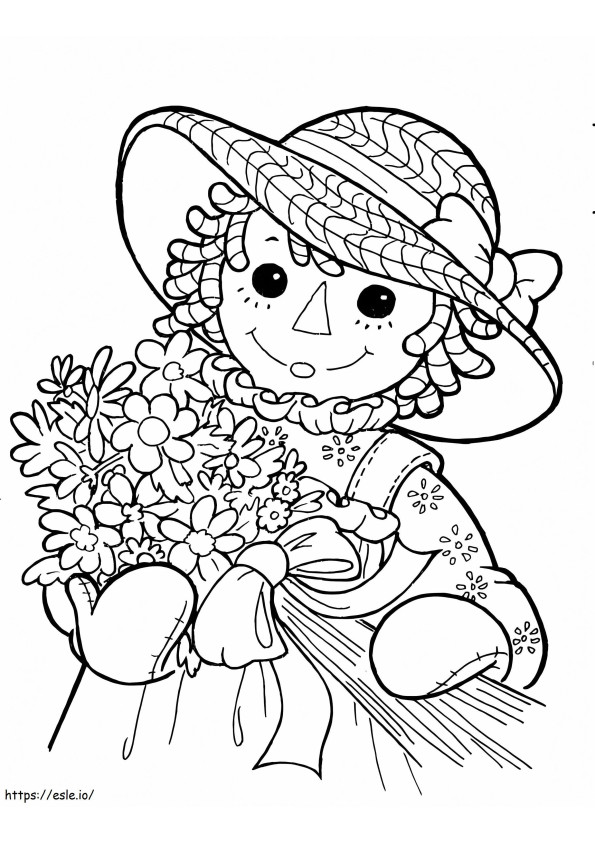 Raggedy Ann And Andy 17 coloring page