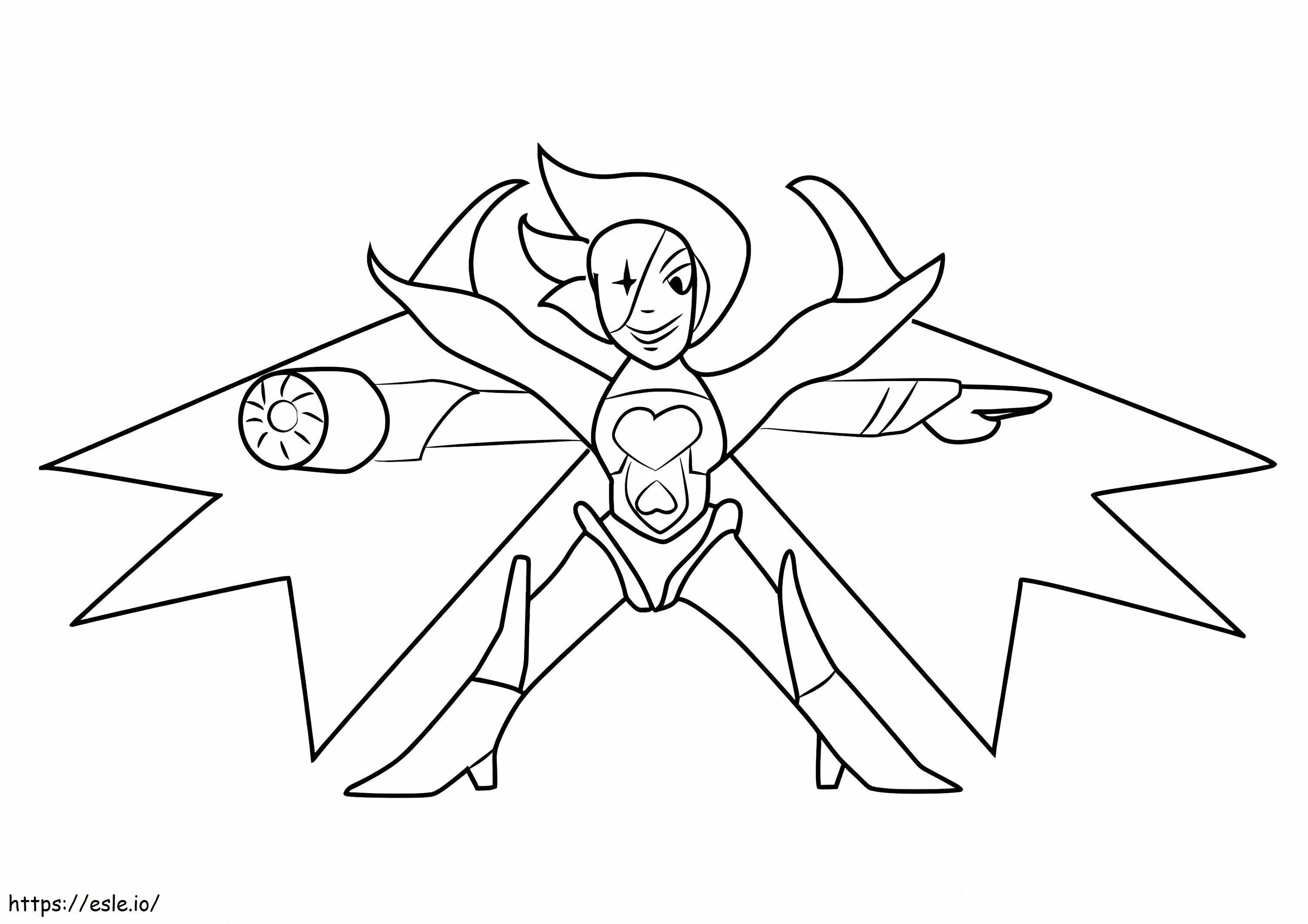 Mettaton NEO coloring page