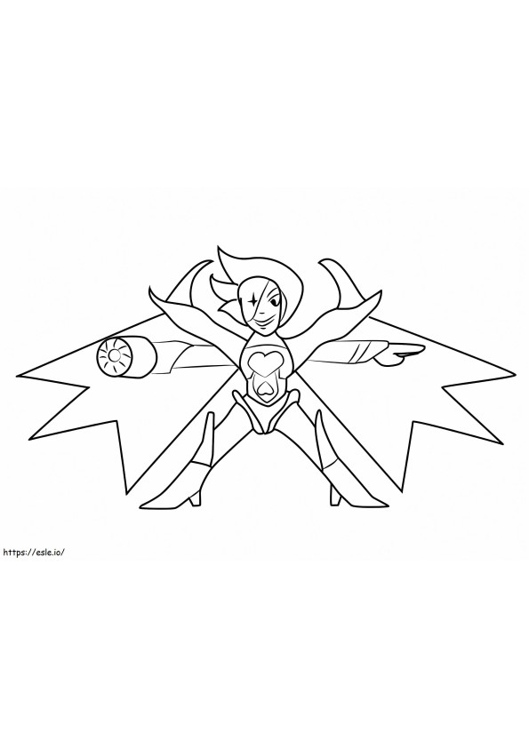 Mettaton NEO coloring page