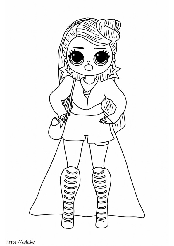 Miss Independence Lol Omg coloring page