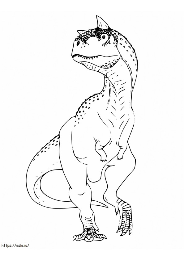 Ilmainen Carnotaurus värityskuva