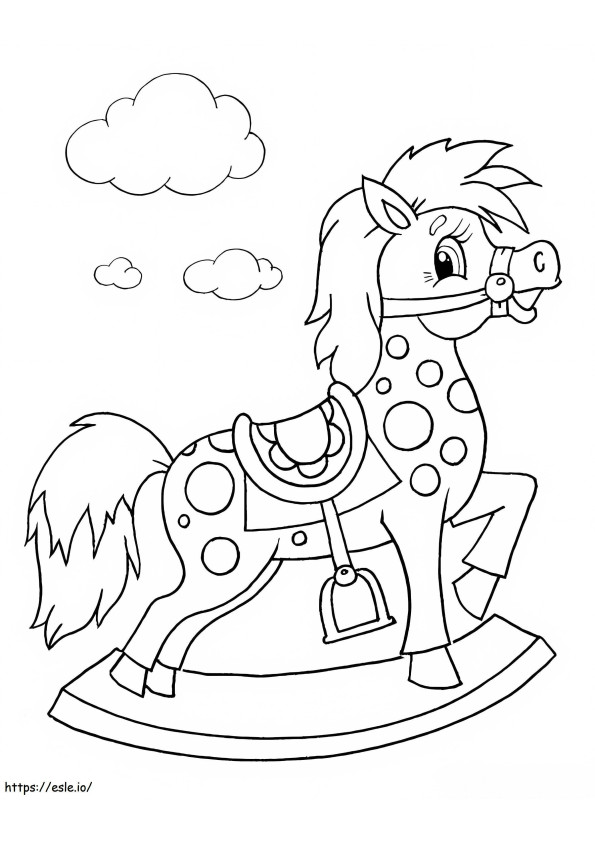 Cartoon Rocking Horse