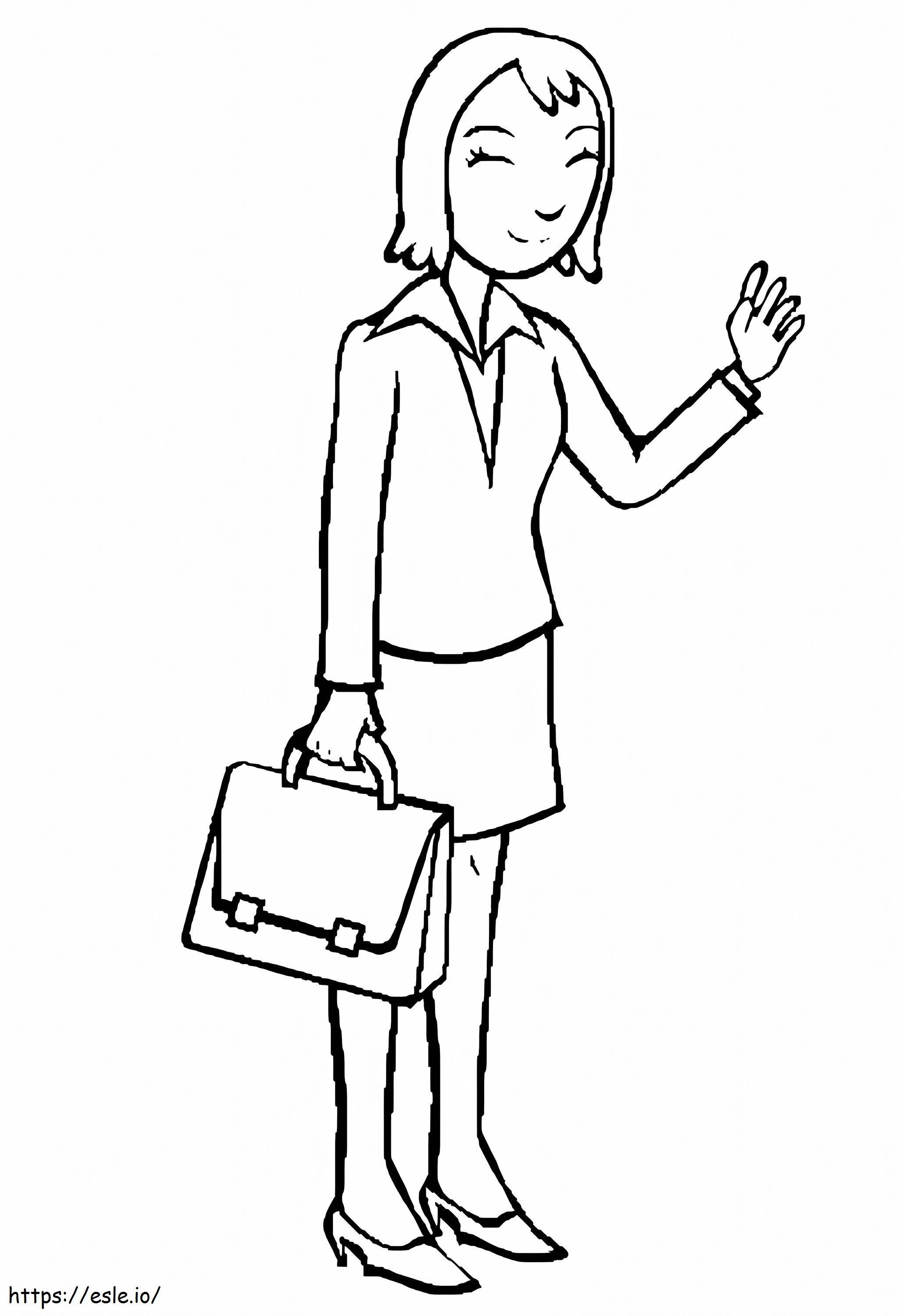 Lawyer 11 coloring page