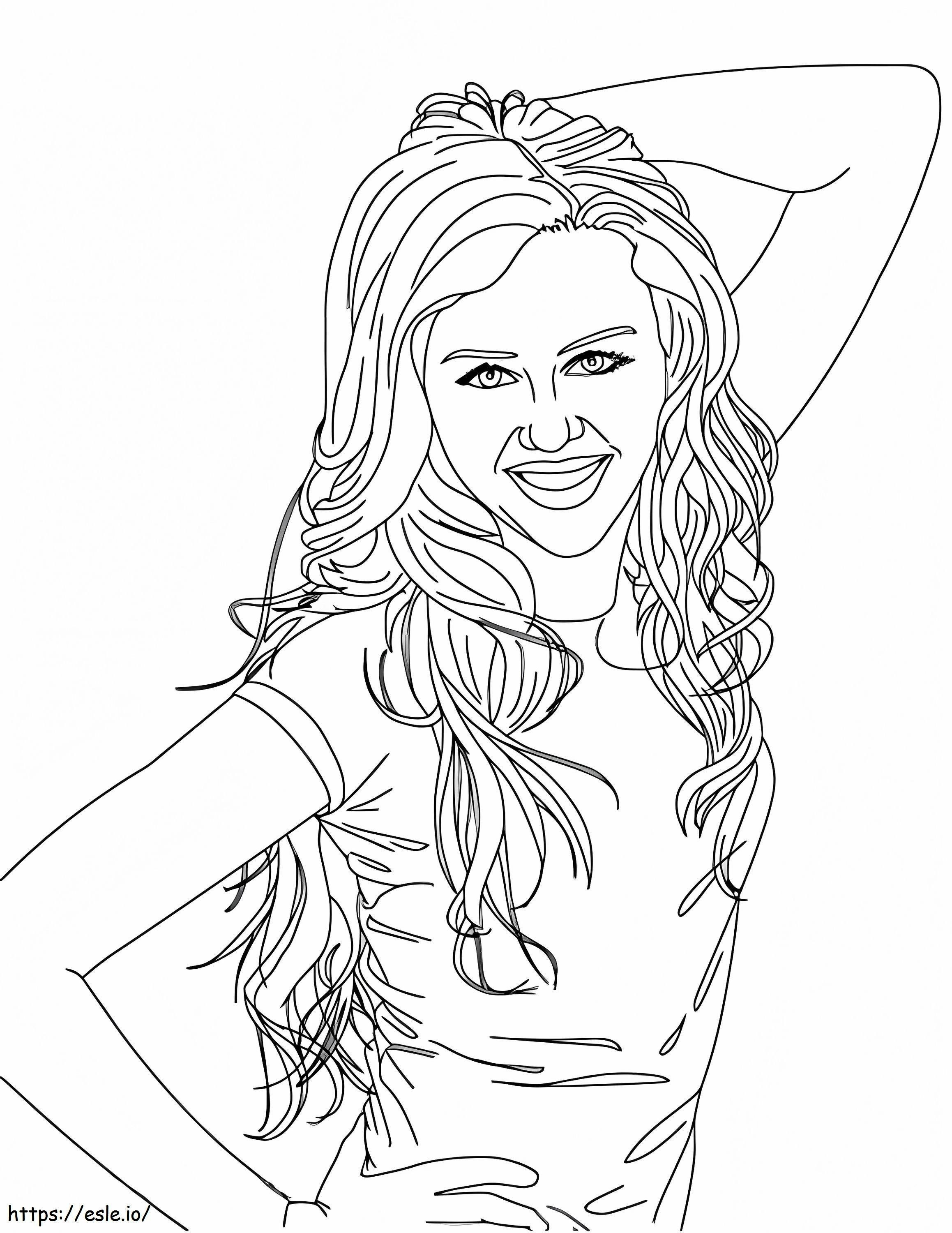 Hannah Montana For Girl coloring page