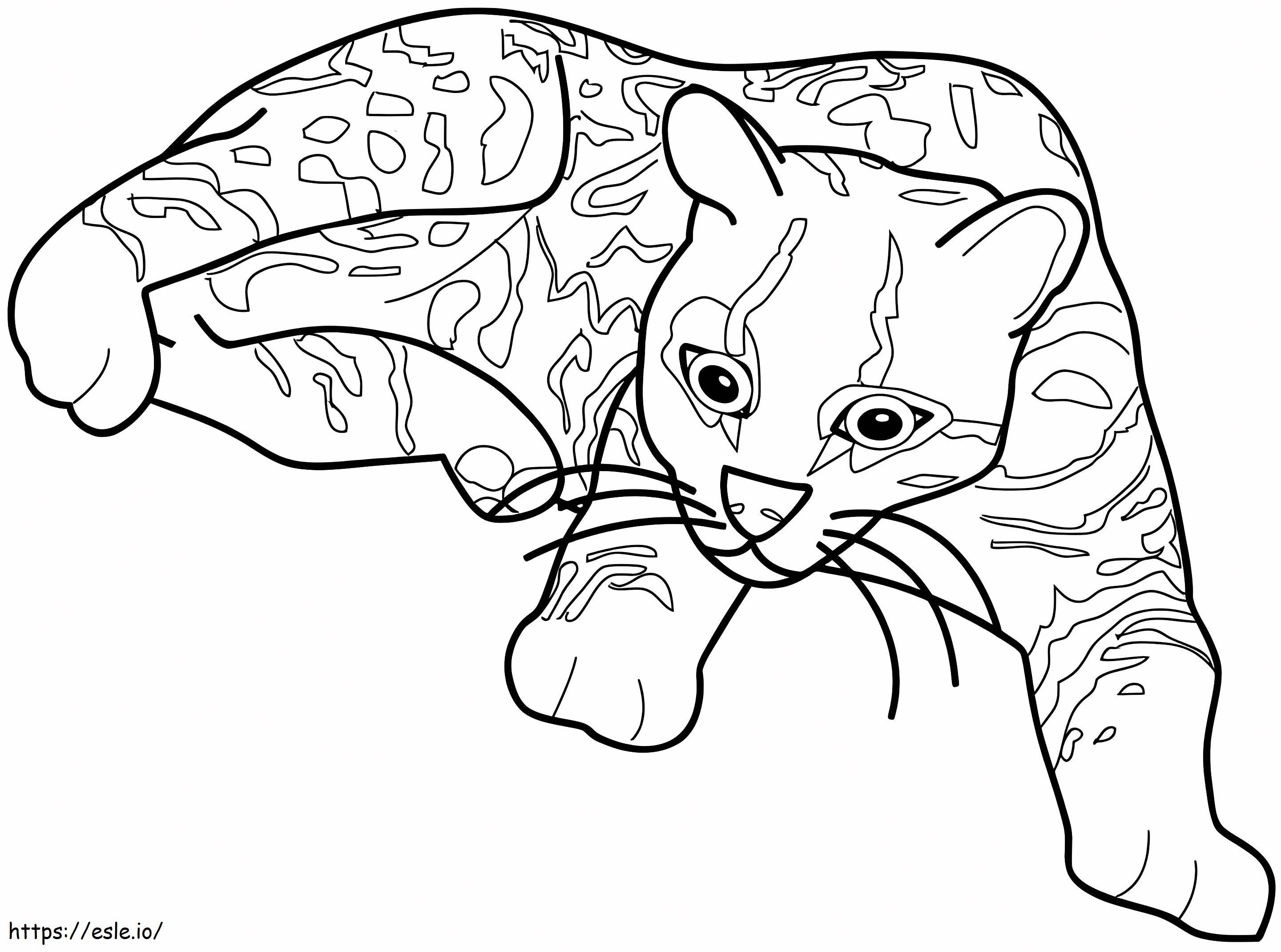 Ocelot Printable coloring page
