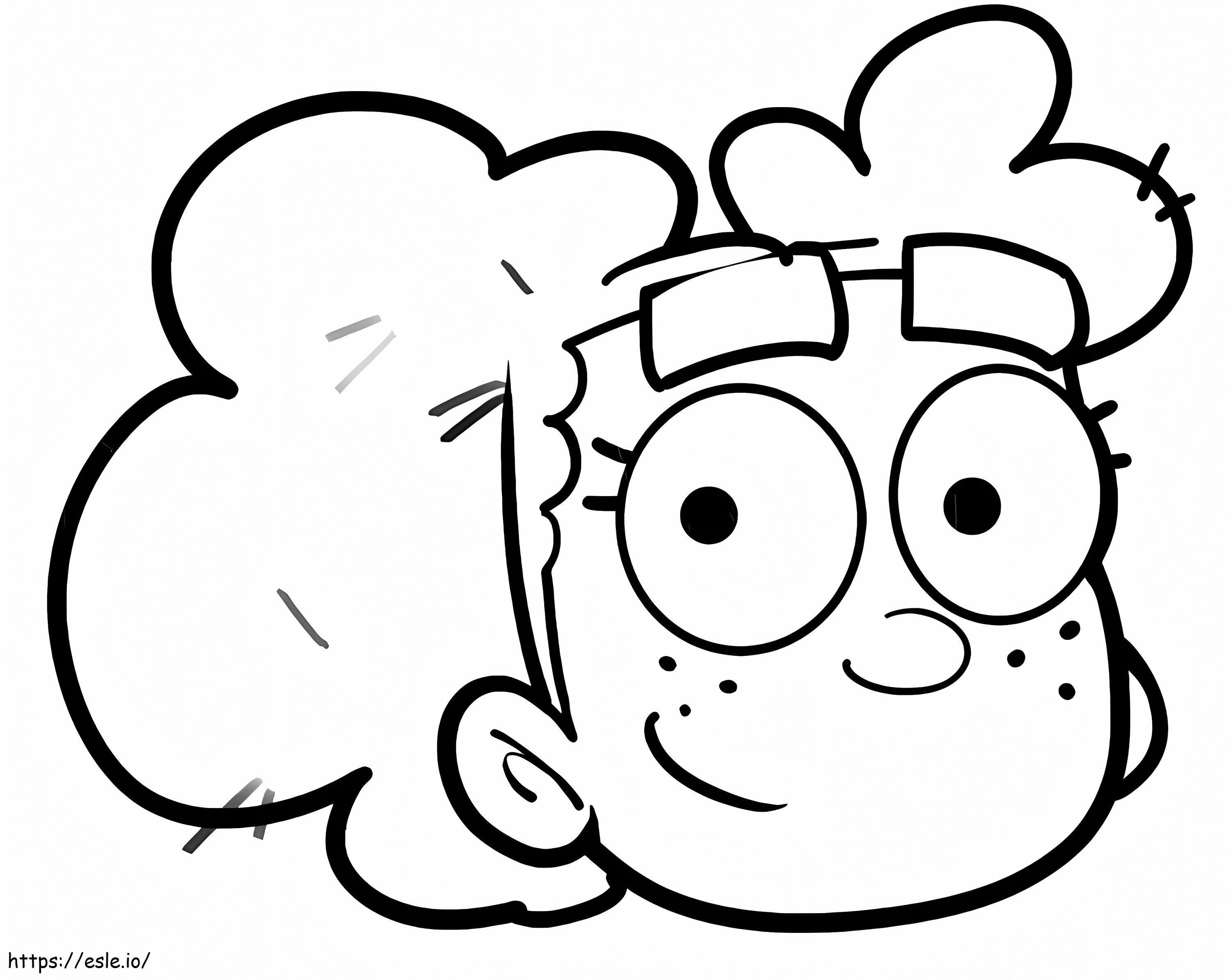 Annie Bramley Face coloring page