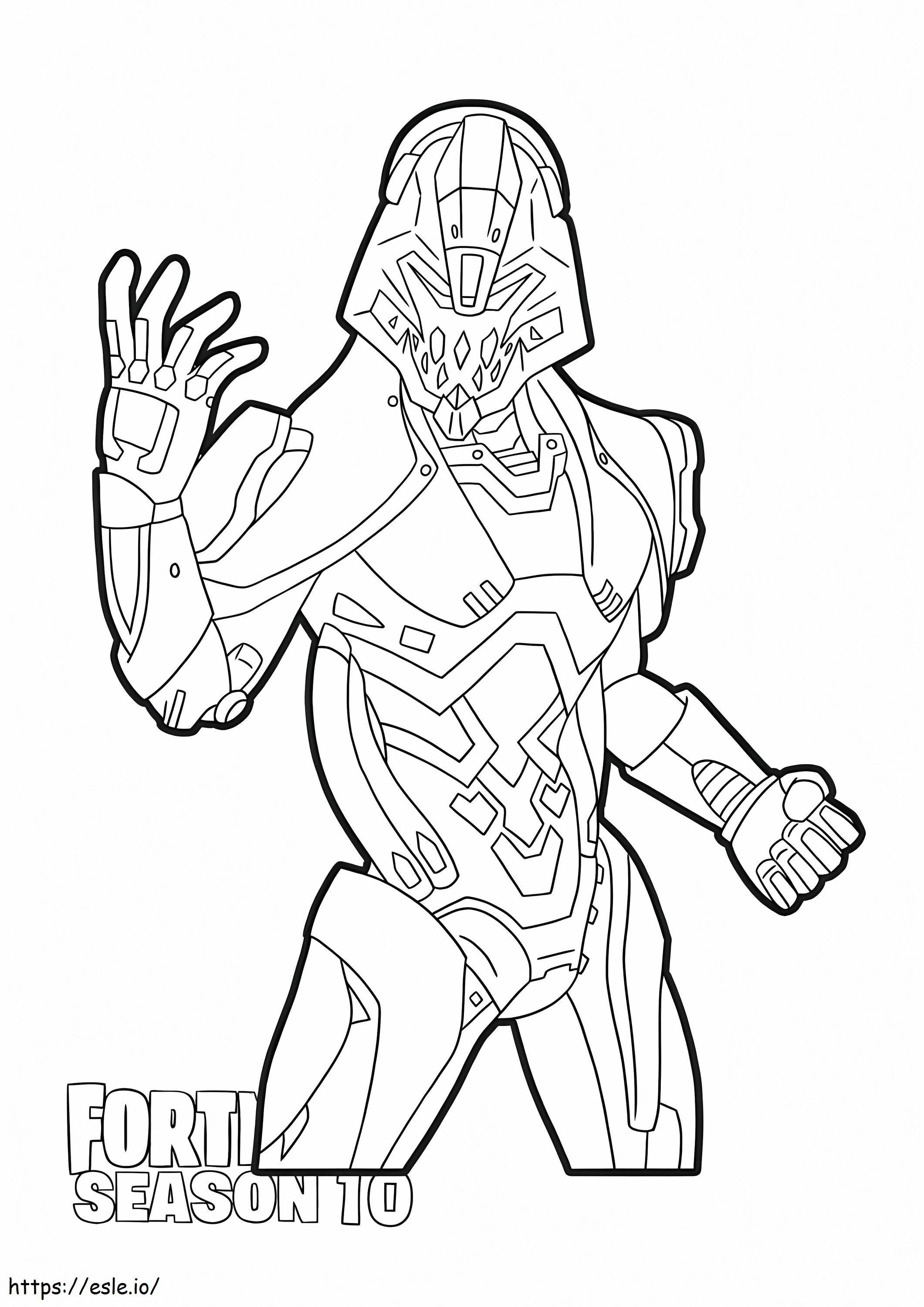 Oppressor From Fortnite coloring page