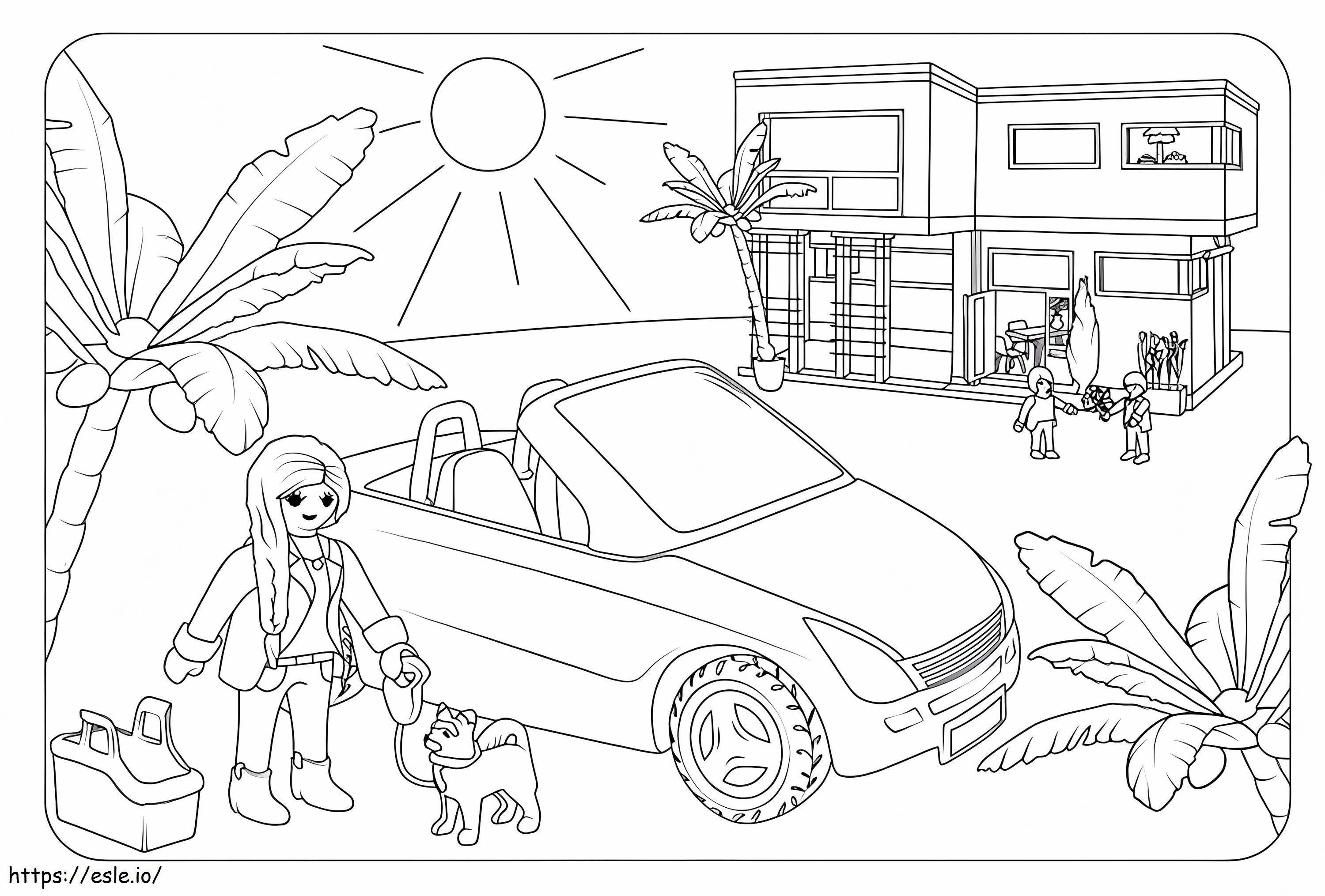 Playmobil 4 coloring page