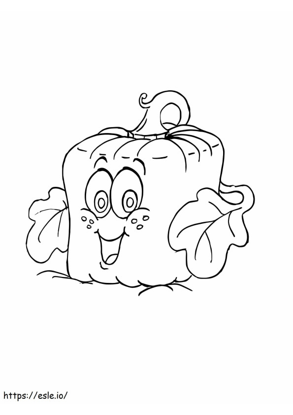 Spookley The Square Pumpkin coloring page