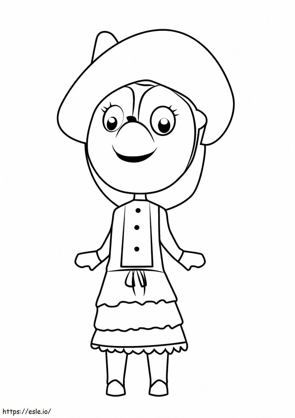 The Pie Thief coloring page