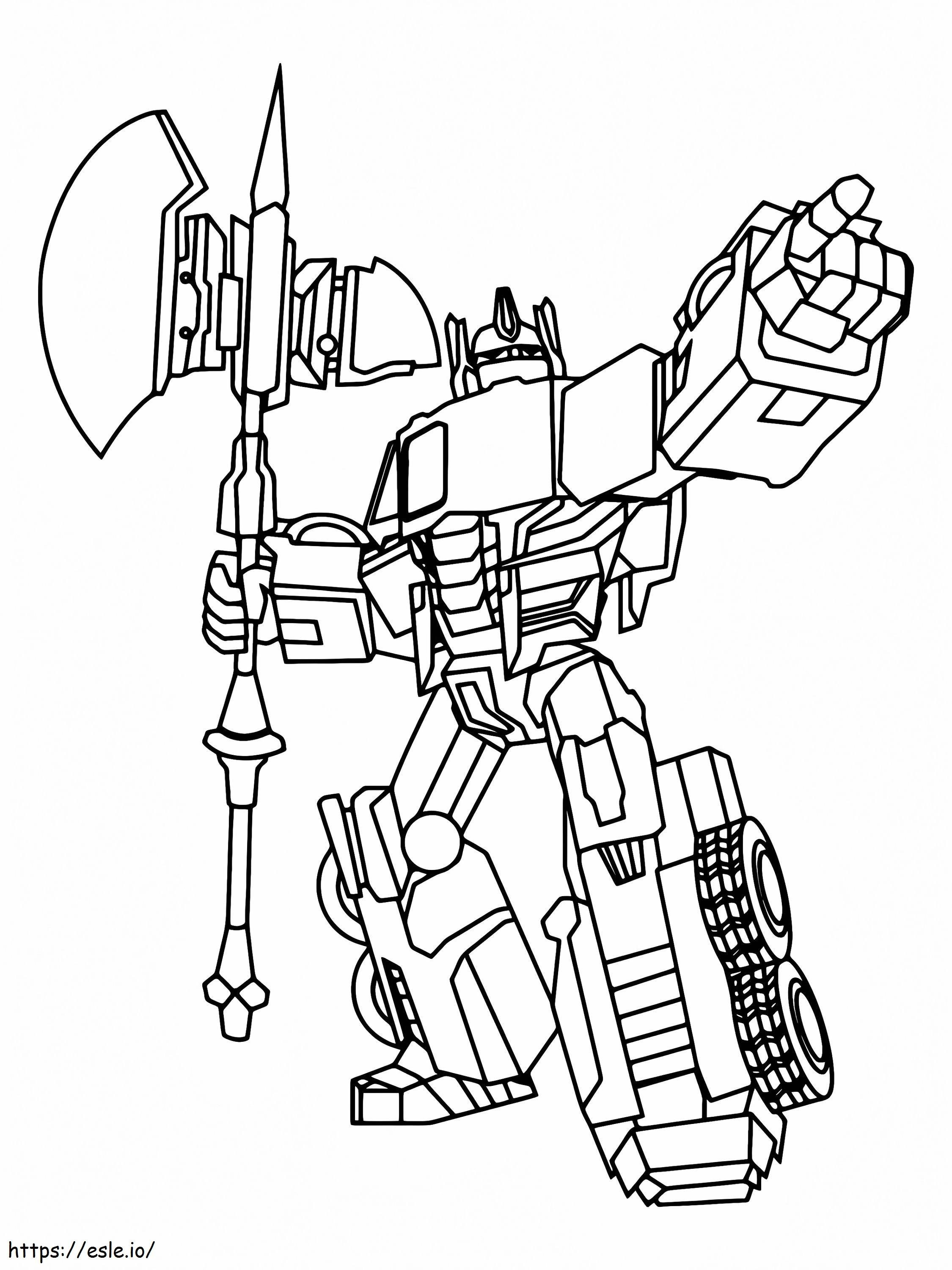 Leader Bumblebee coloring page