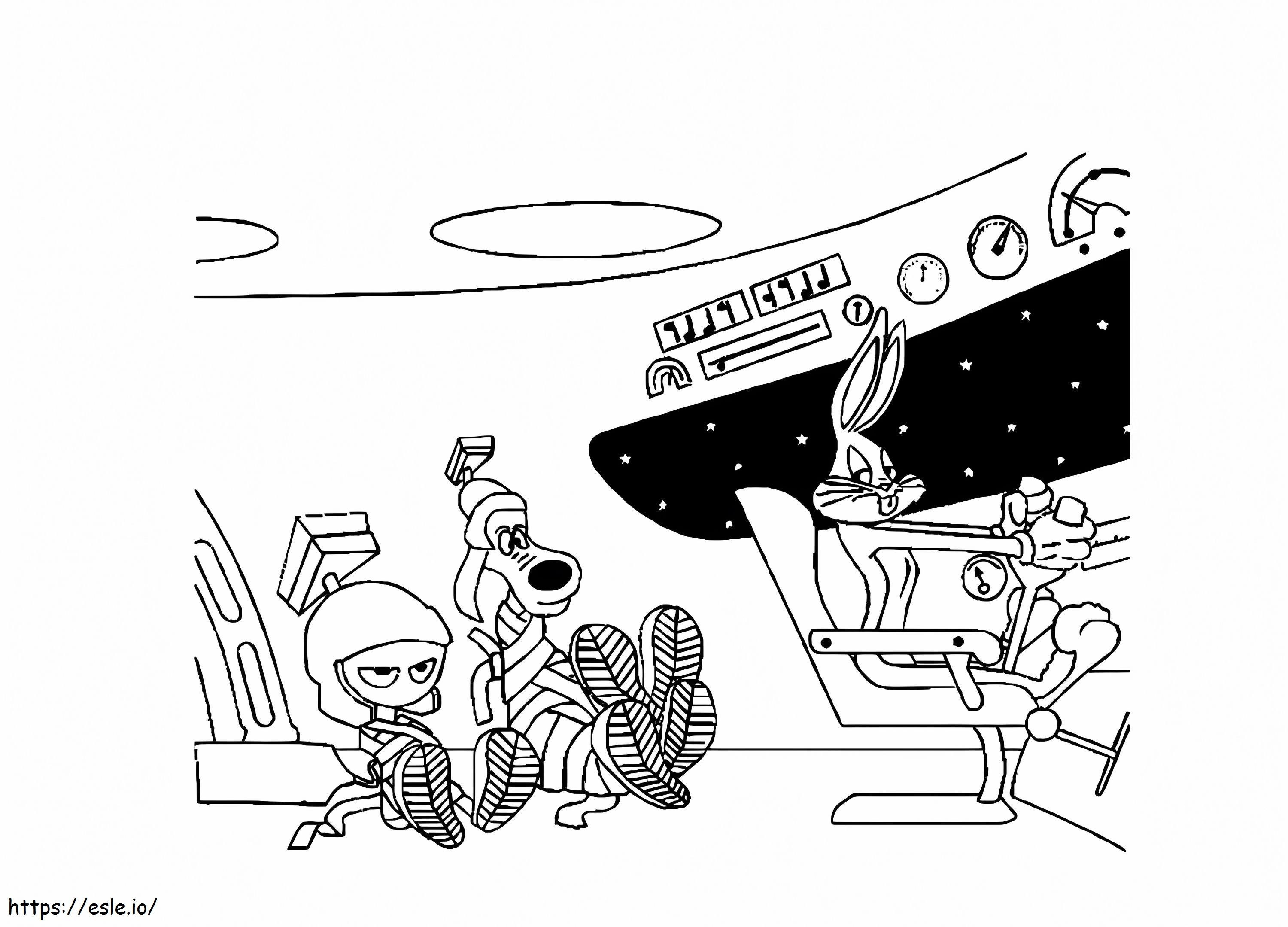 Marvin The Martian 5 coloring page