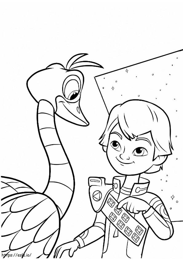 Miles With M.E.R.C. coloring page