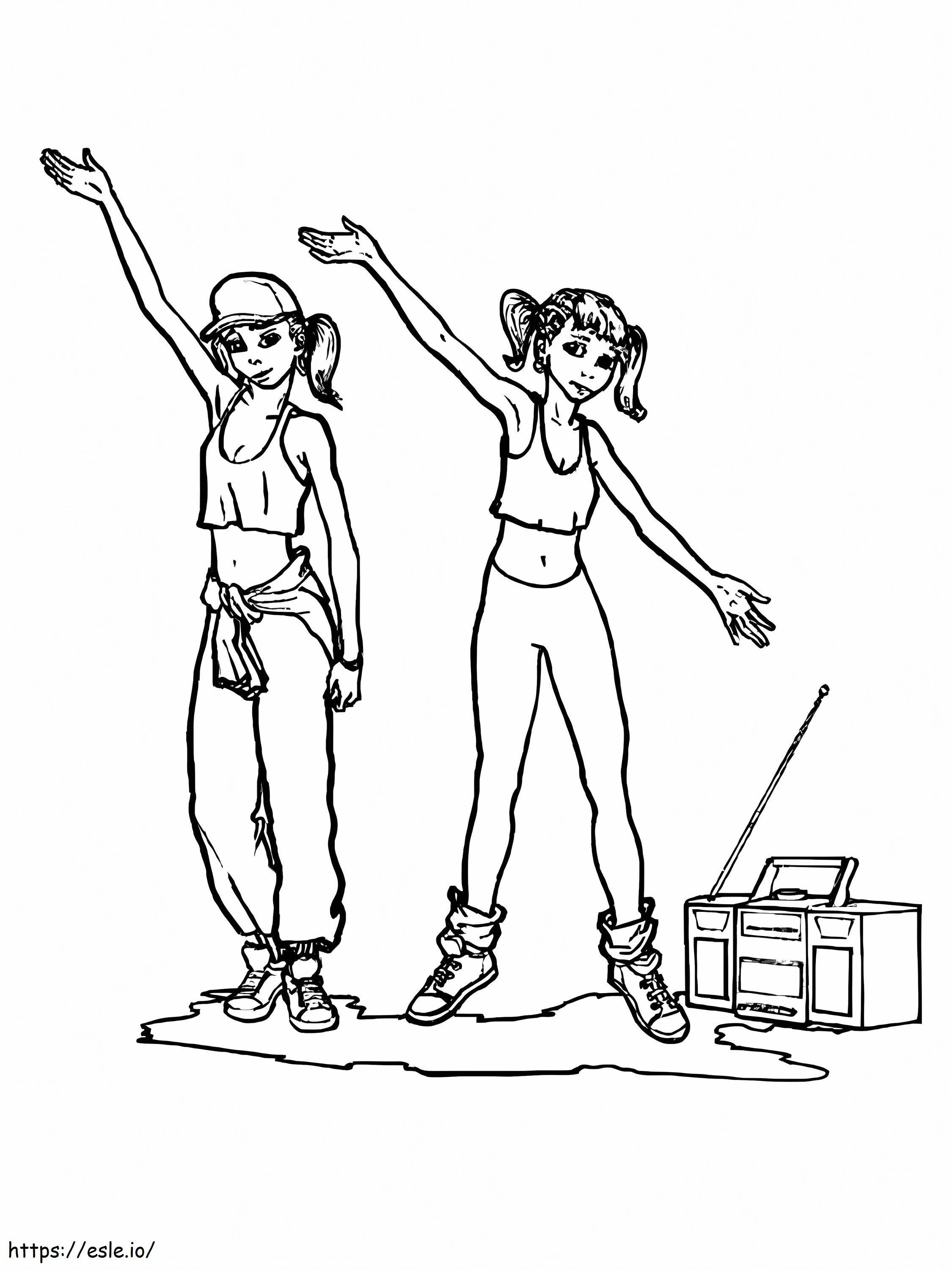 Tap Dance coloring page