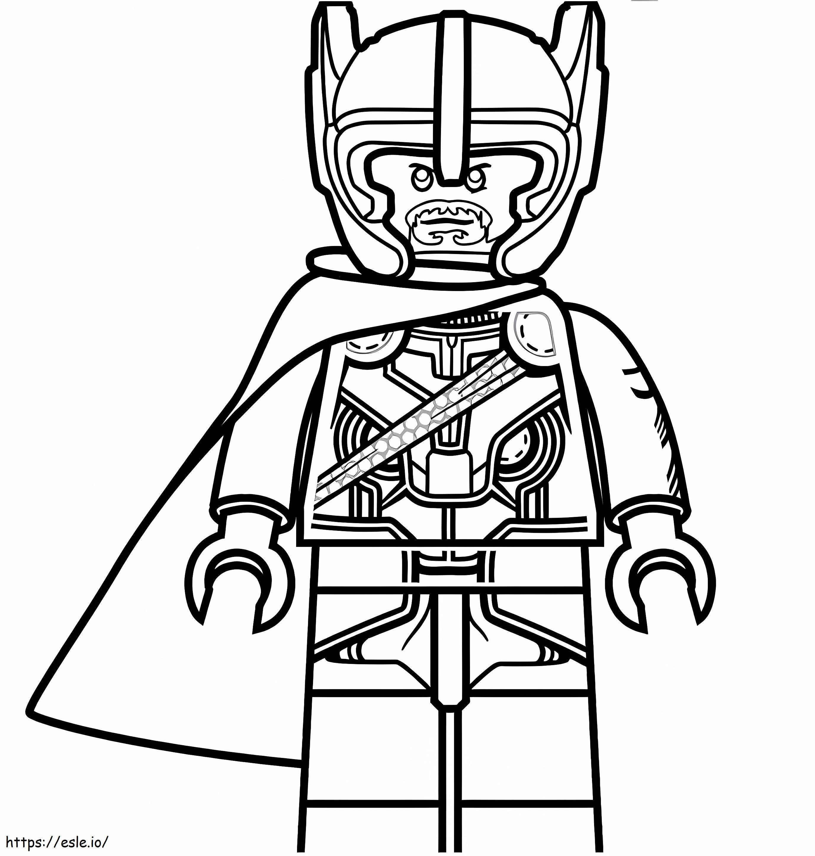 Lego Thor värityskuva