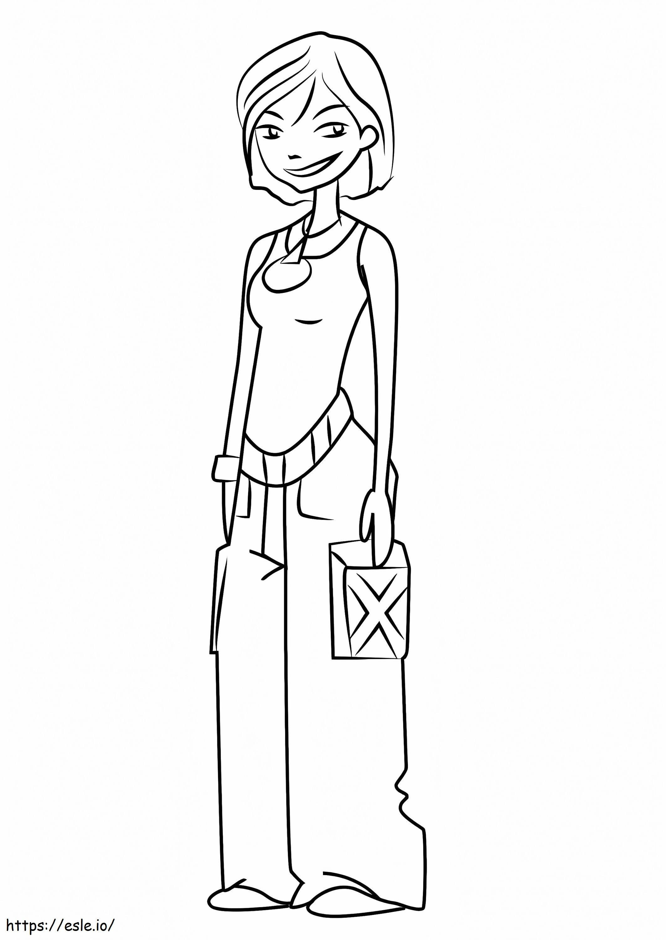 Nikki Wong From 6Teen coloring page