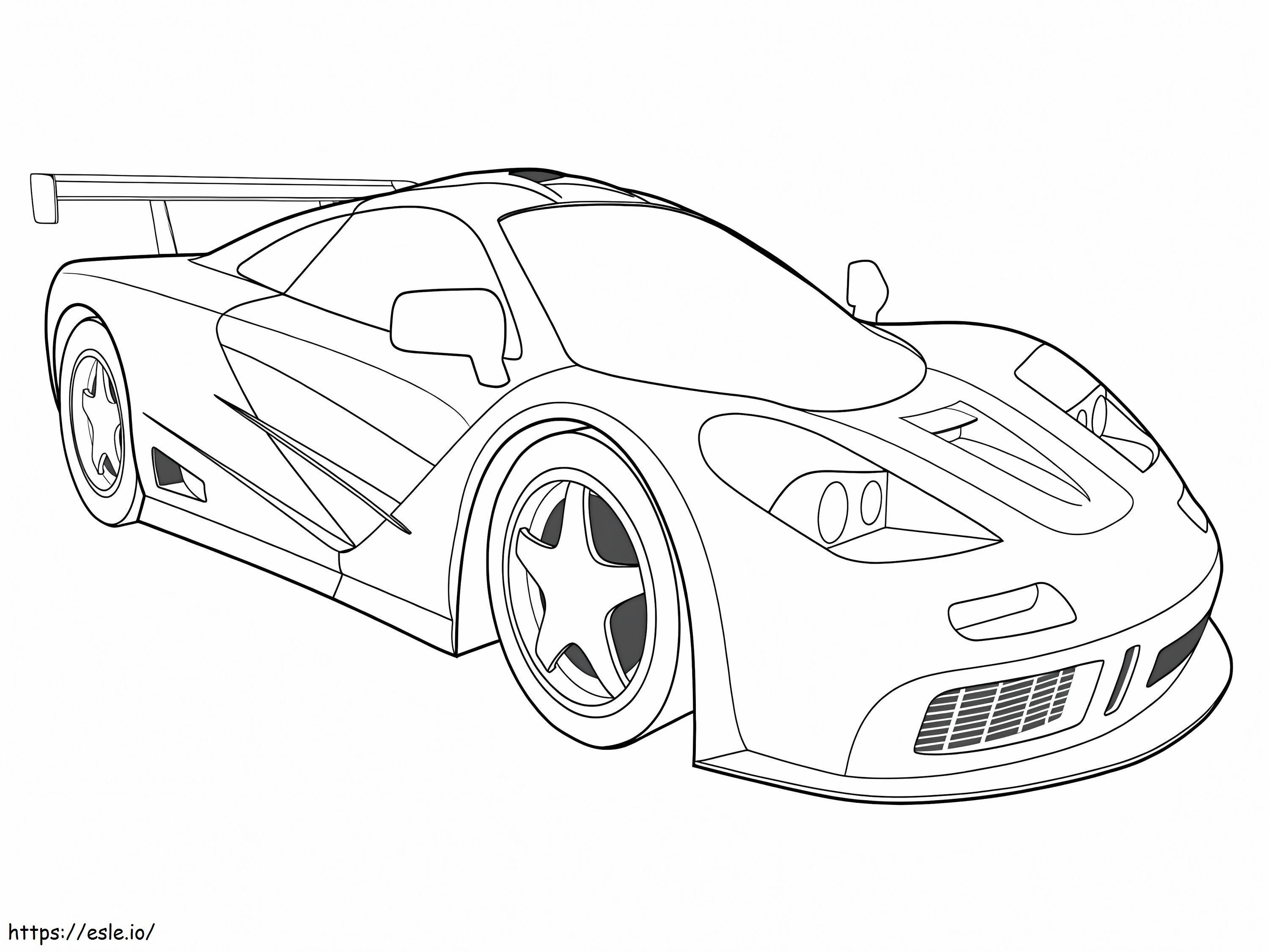 Race Car coloring page