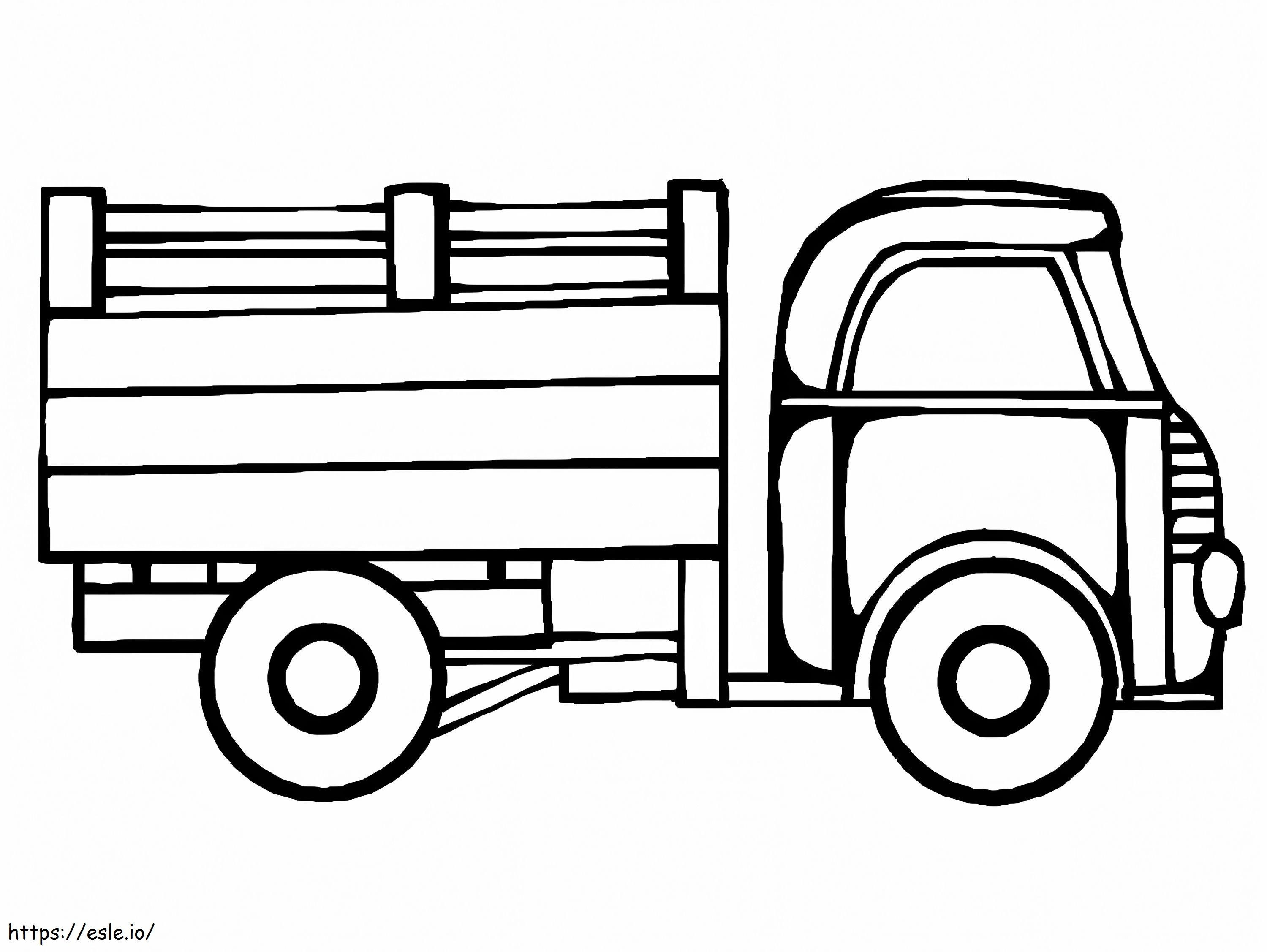 Free Printable Truck coloring page