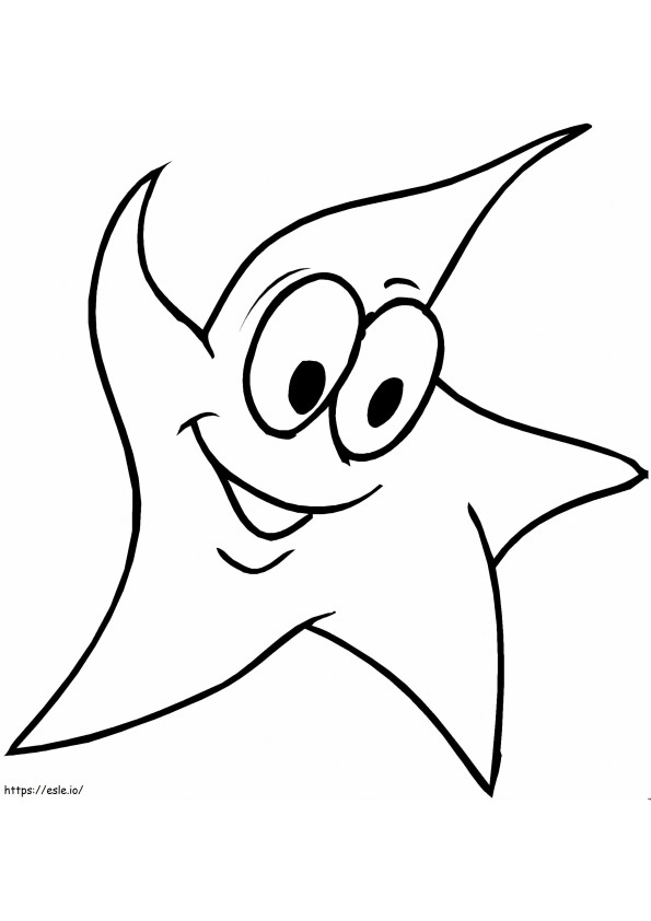 Laughing Star coloring page