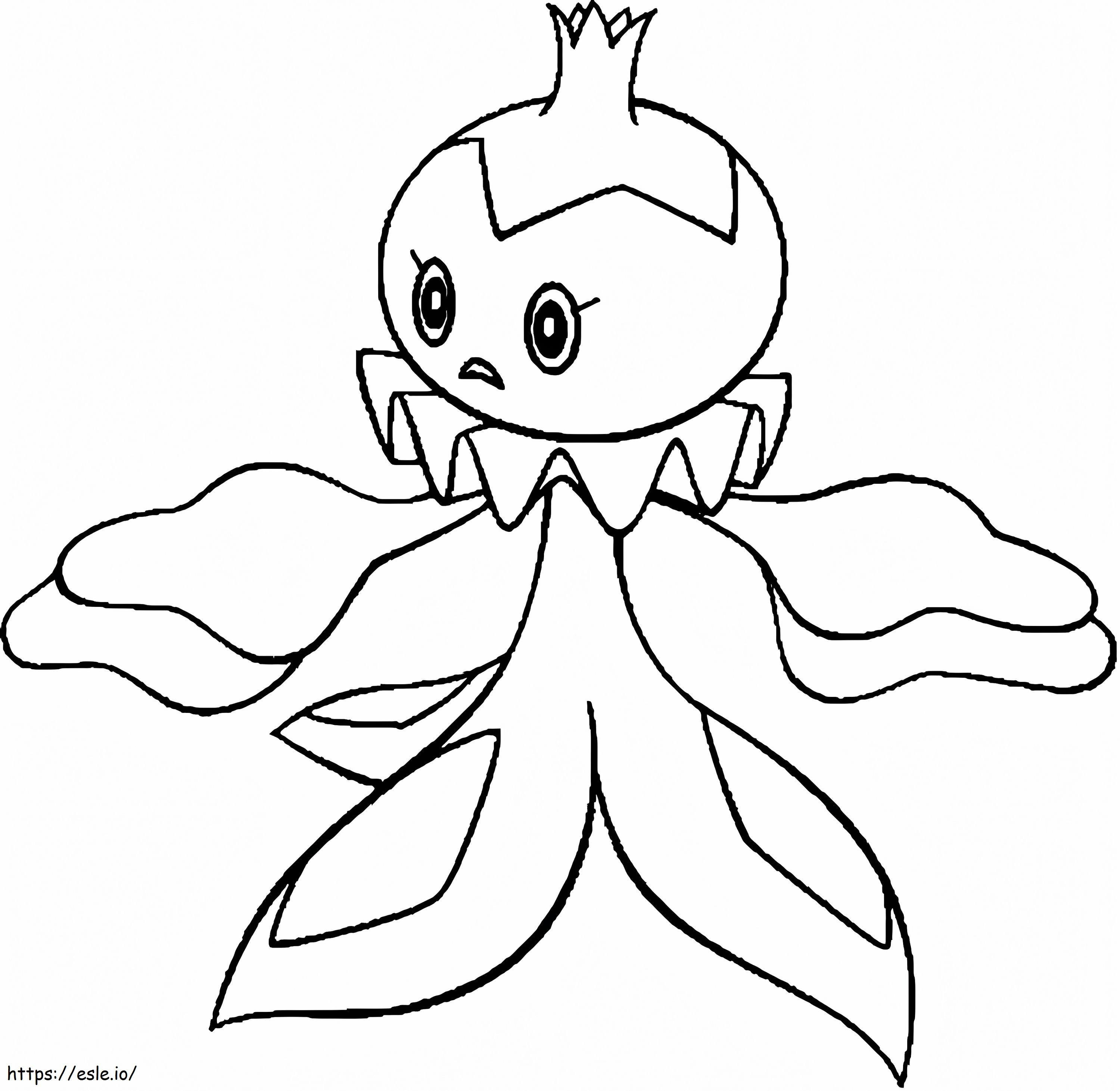 Pokemon Frillish kolorowanka